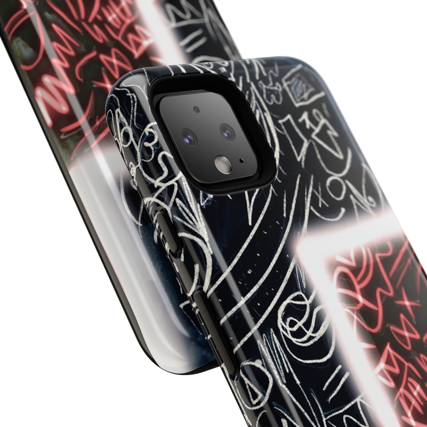 Artistic Phone Case - Unique Design with Quote