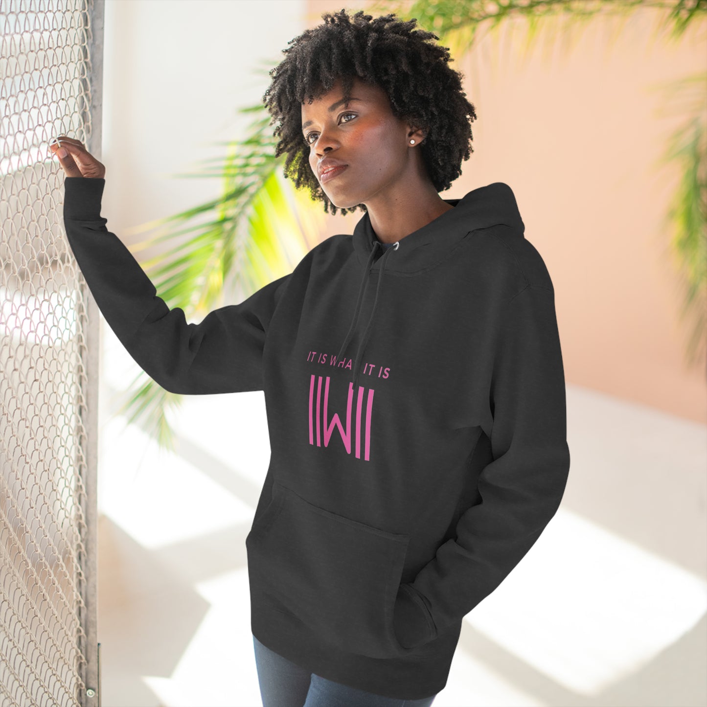 Comfy Hoody IIWII - It Is What It Is - Unisex Premium Pullover Hoodie