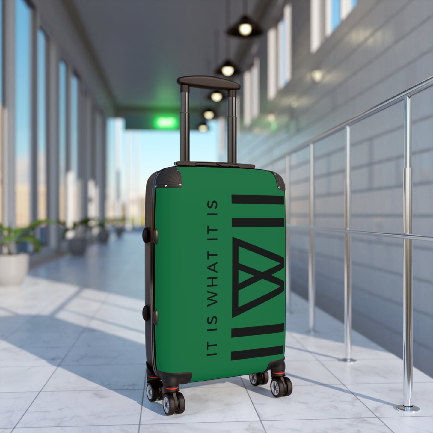 Suitcase *Limited Edition (Green & Black) - IIWII logo branded Suitcase