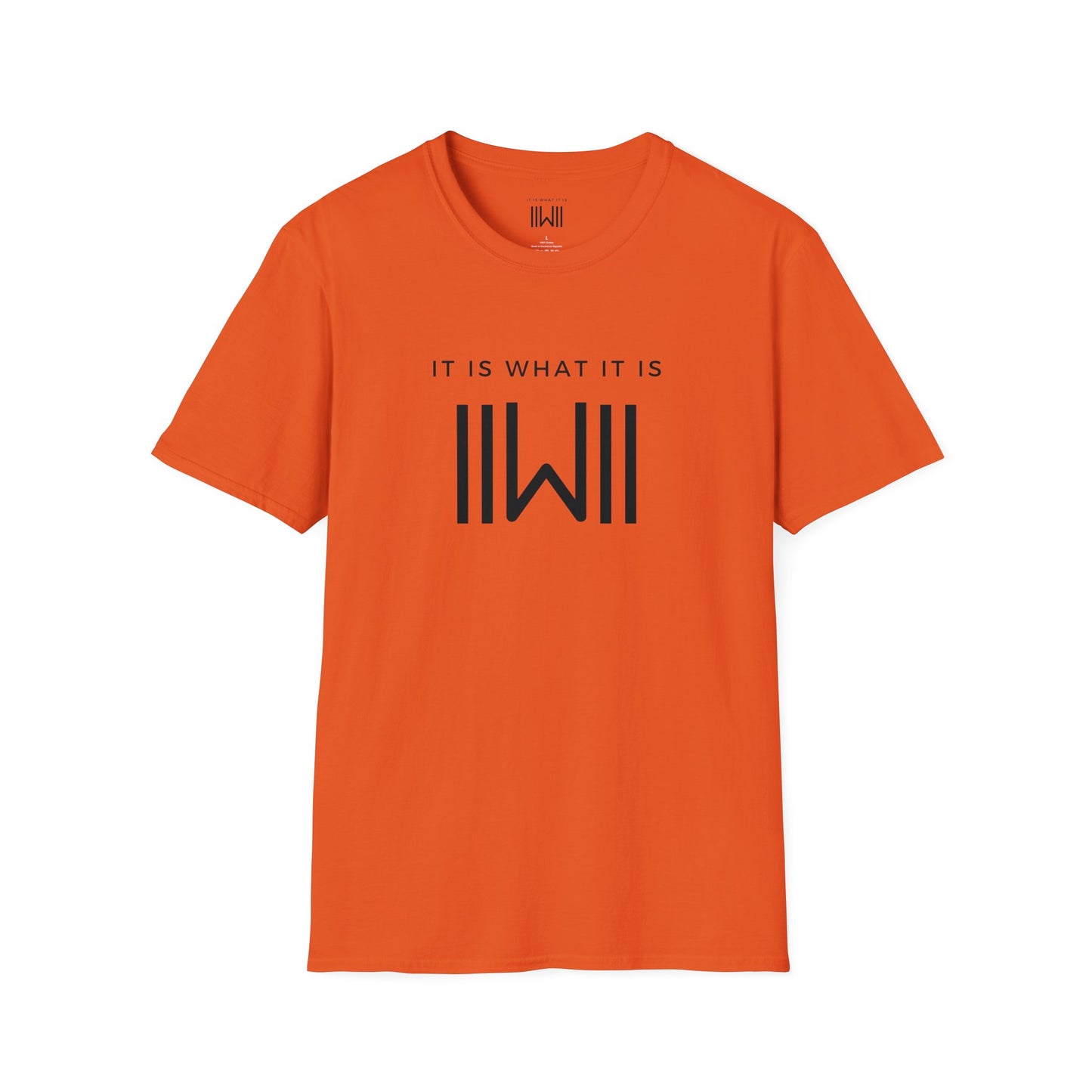 T-shirt - IIWII "It Is What It Is" Unisex Softstyle T-Shirt tee