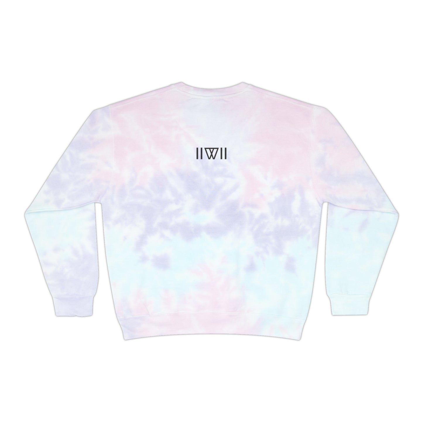 Sweatshirt Jumper Pullover - IIWII logo - Unisex Tie-Dye Sweatshirt