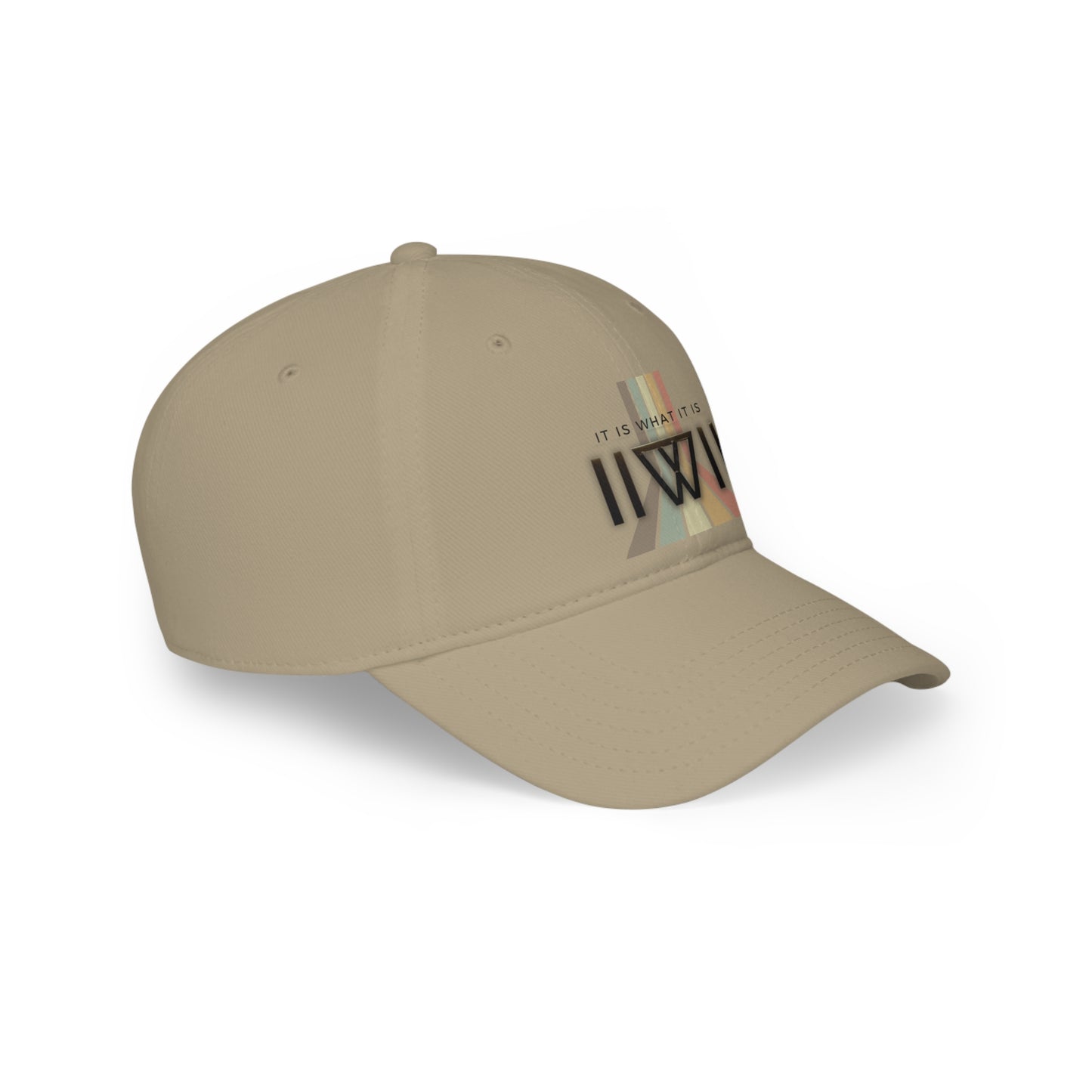 Baseball Cap IIWII pastel rainbow Low Profile