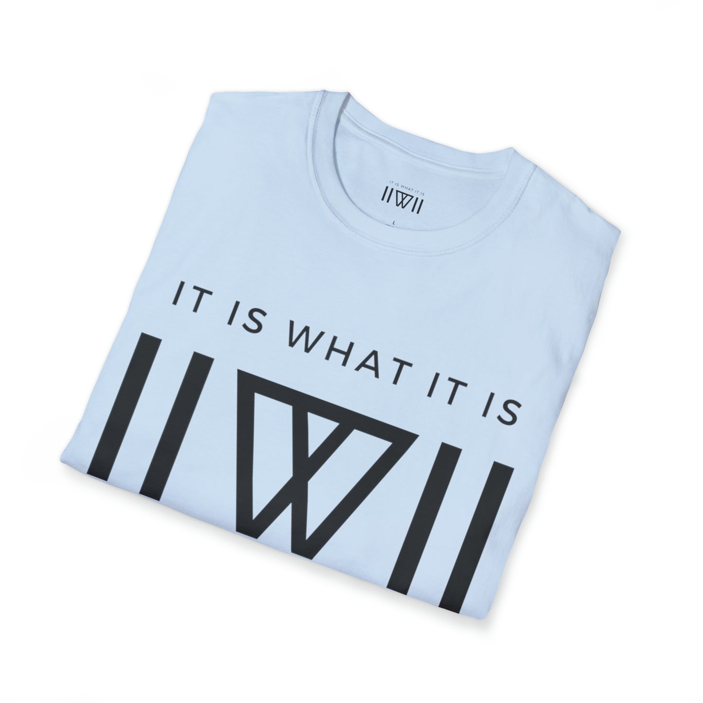 T-Shirt - The Big Logo - IIWII "It Is What It Is" Unisex Soft style T-Shirt tee