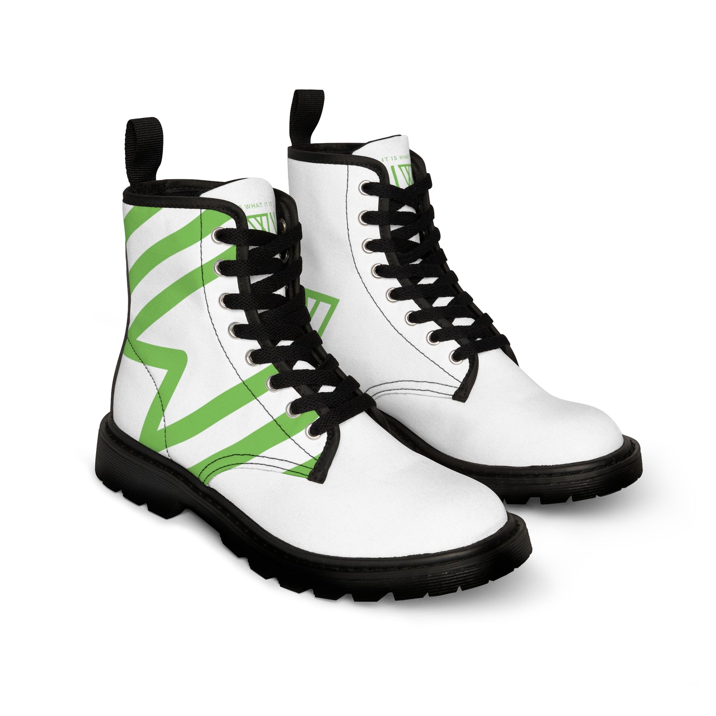 Boots Dr. Martin Style *Limited edition IIWII Men's Canvas Boots in black and brown soul