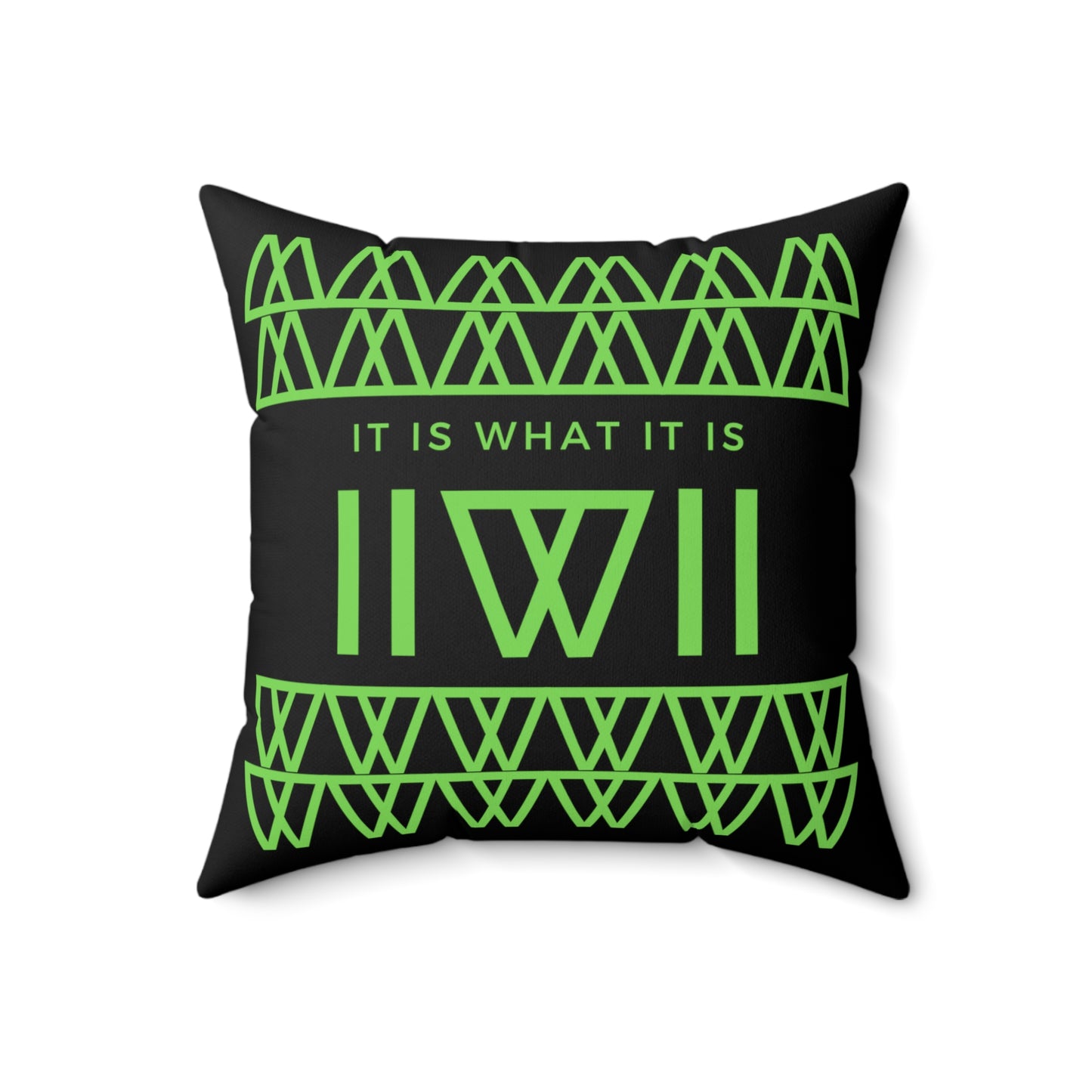 Cushion Pillow - IIWII Logo branded statement Square Pillow