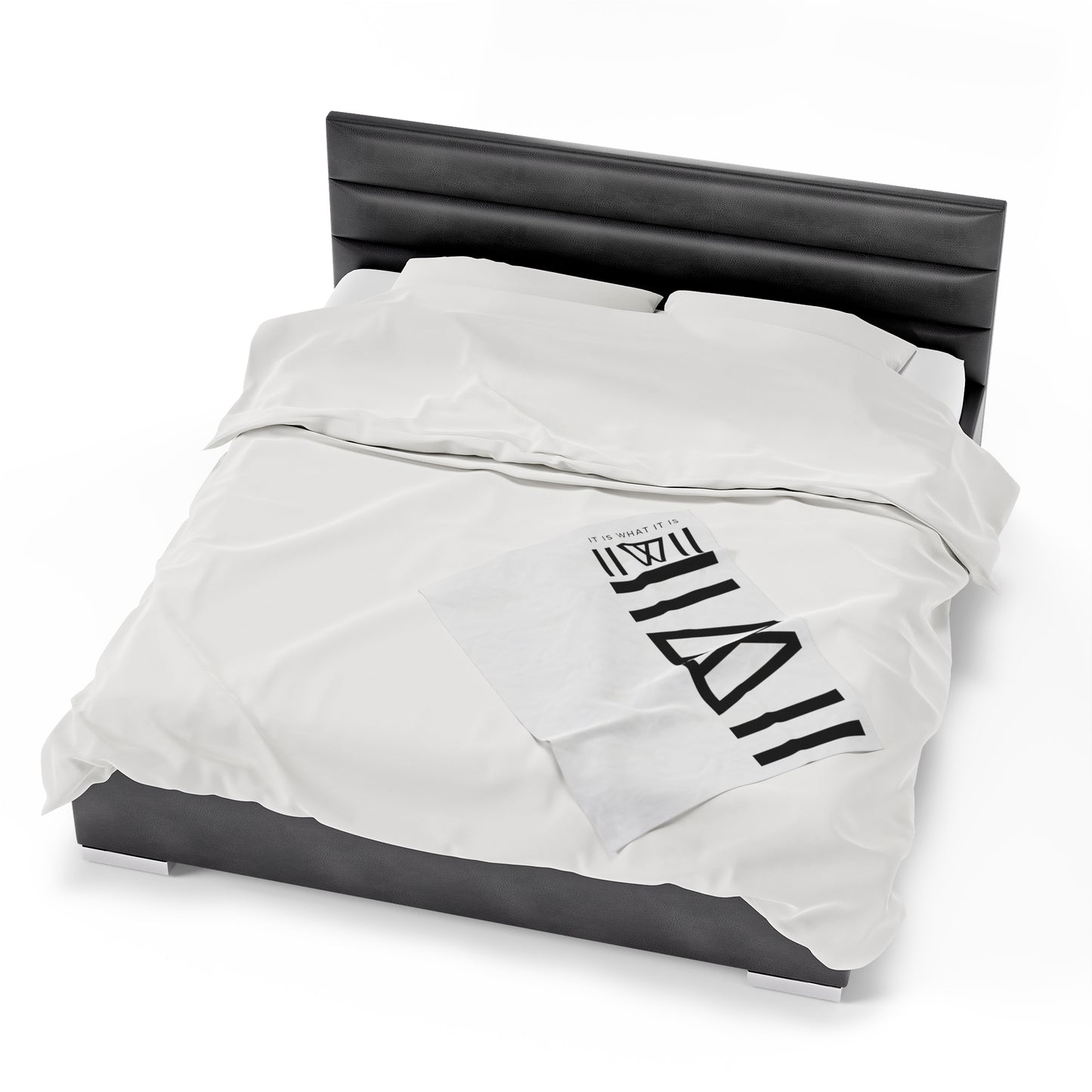 IIWII branded *LOGO* Velveteen Plush Blanket
