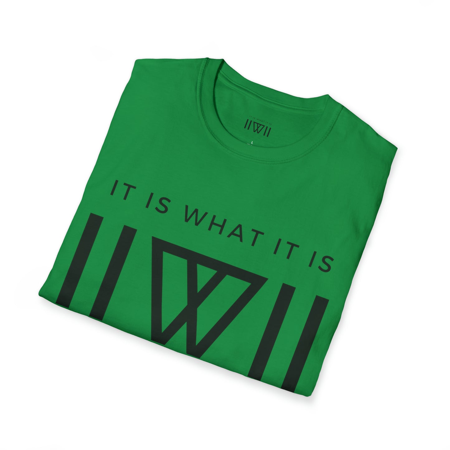 T-Shirt - The Big Logo - IIWII "It Is What It Is" Unisex Soft style T-Shirt tee
