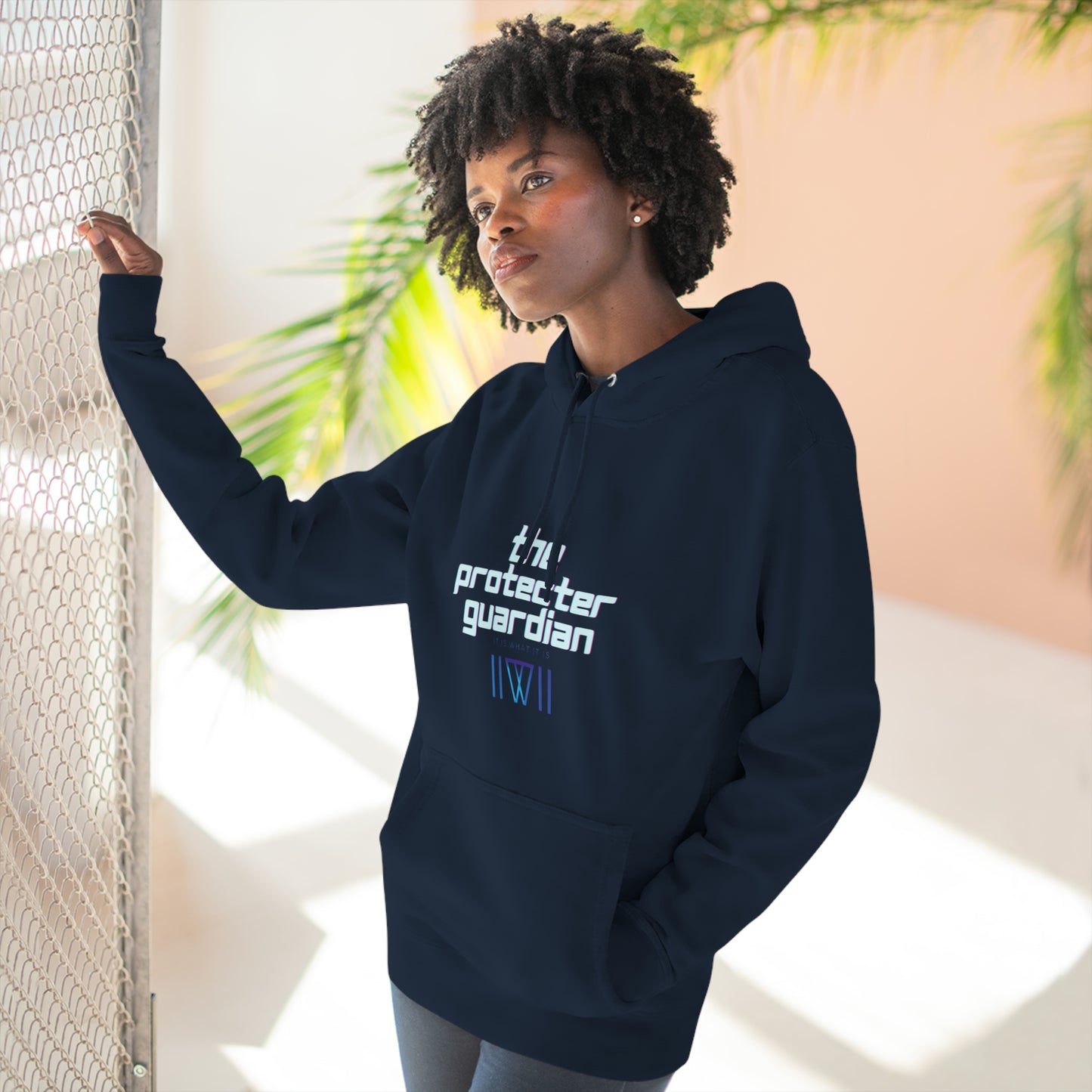 Hoody "Inter-dimensional, crumble bunnies" This is The Protector Guardian,  Unisex Premium Pullover Hoodie