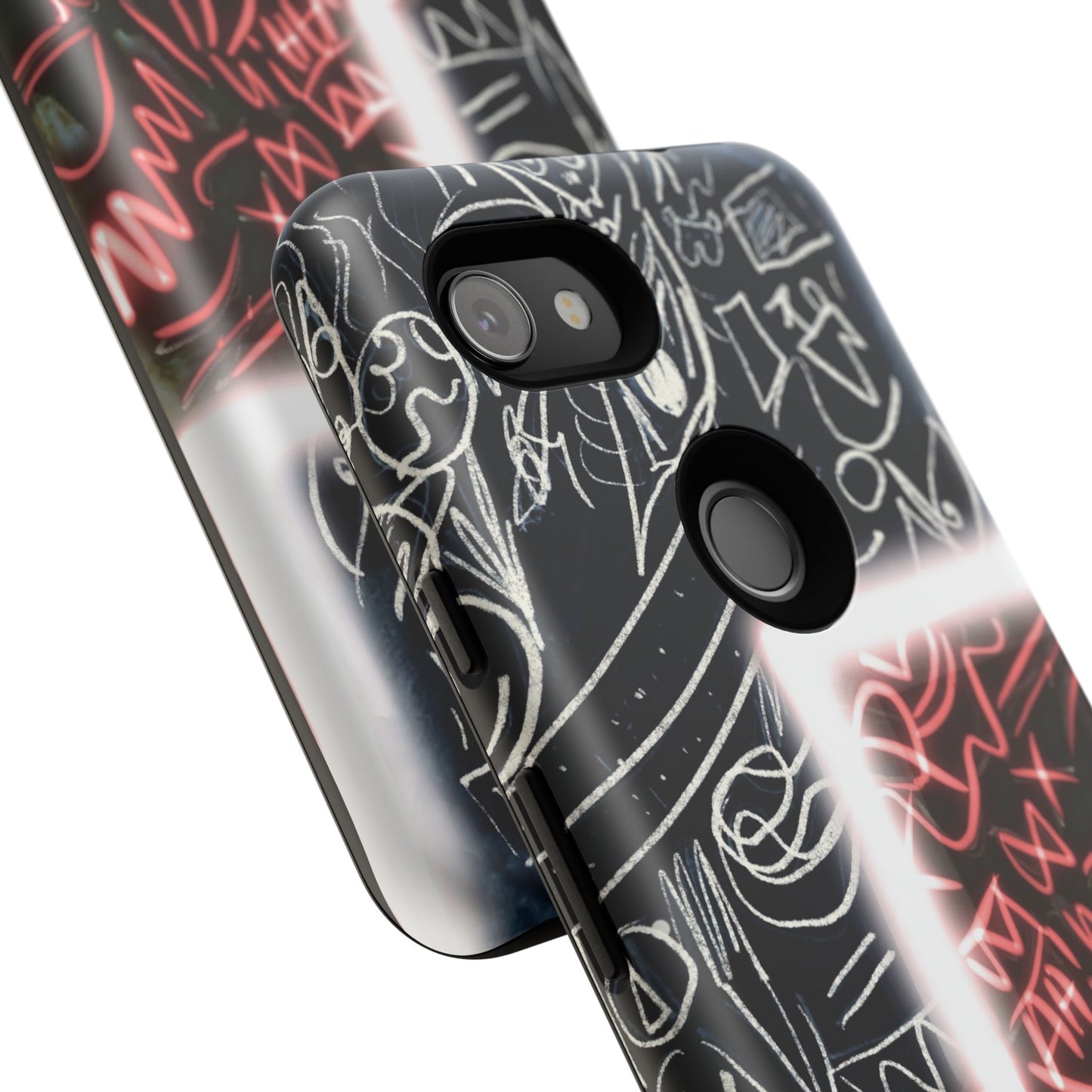 Artistic Phone Case - Unique Design with Quote