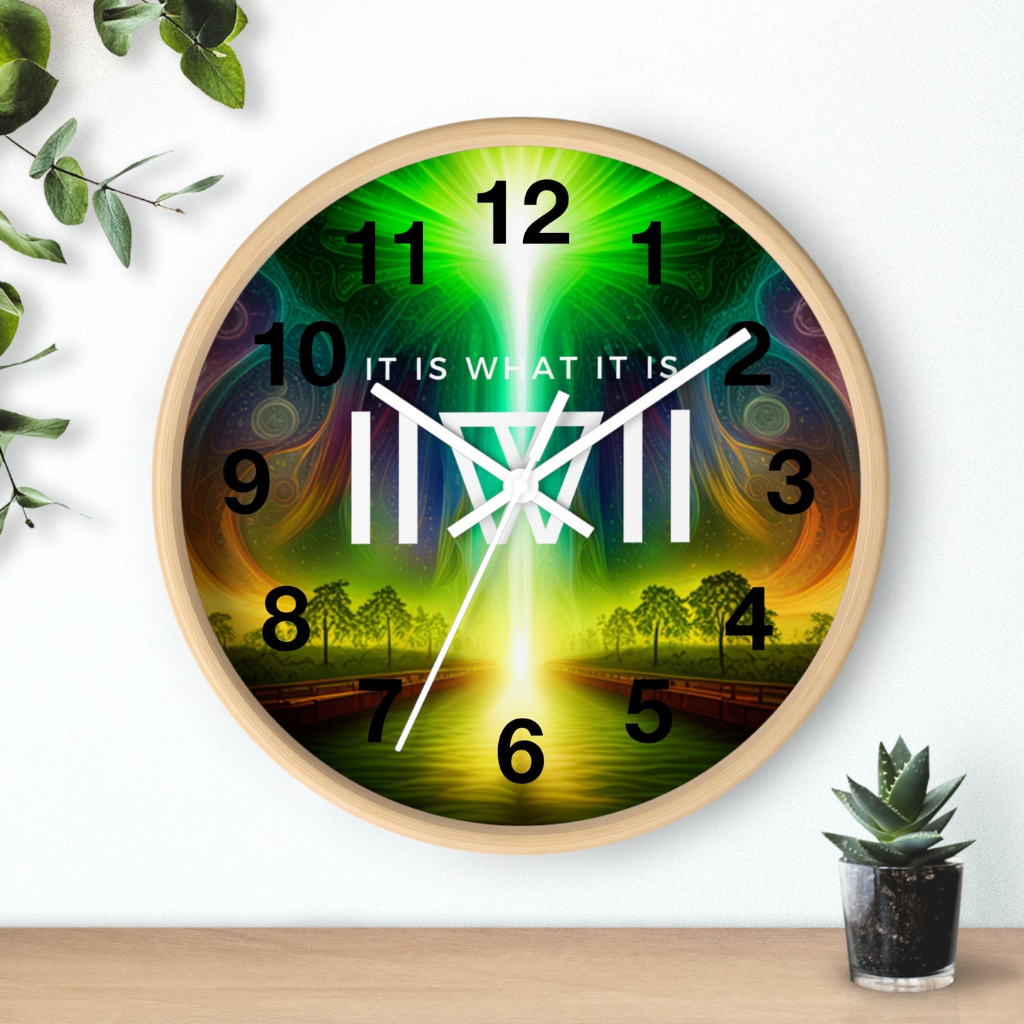 Wall Clock - IIWII logo "Higher Place" Clock