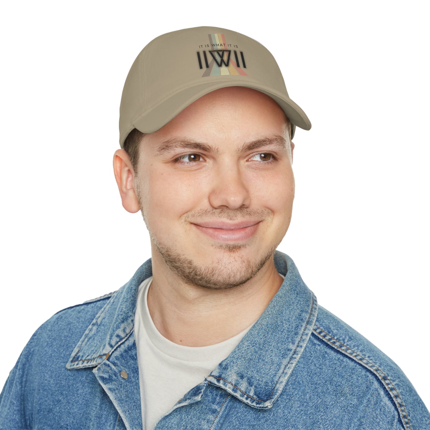 Baseball Cap IIWII pastel rainbow Low Profile