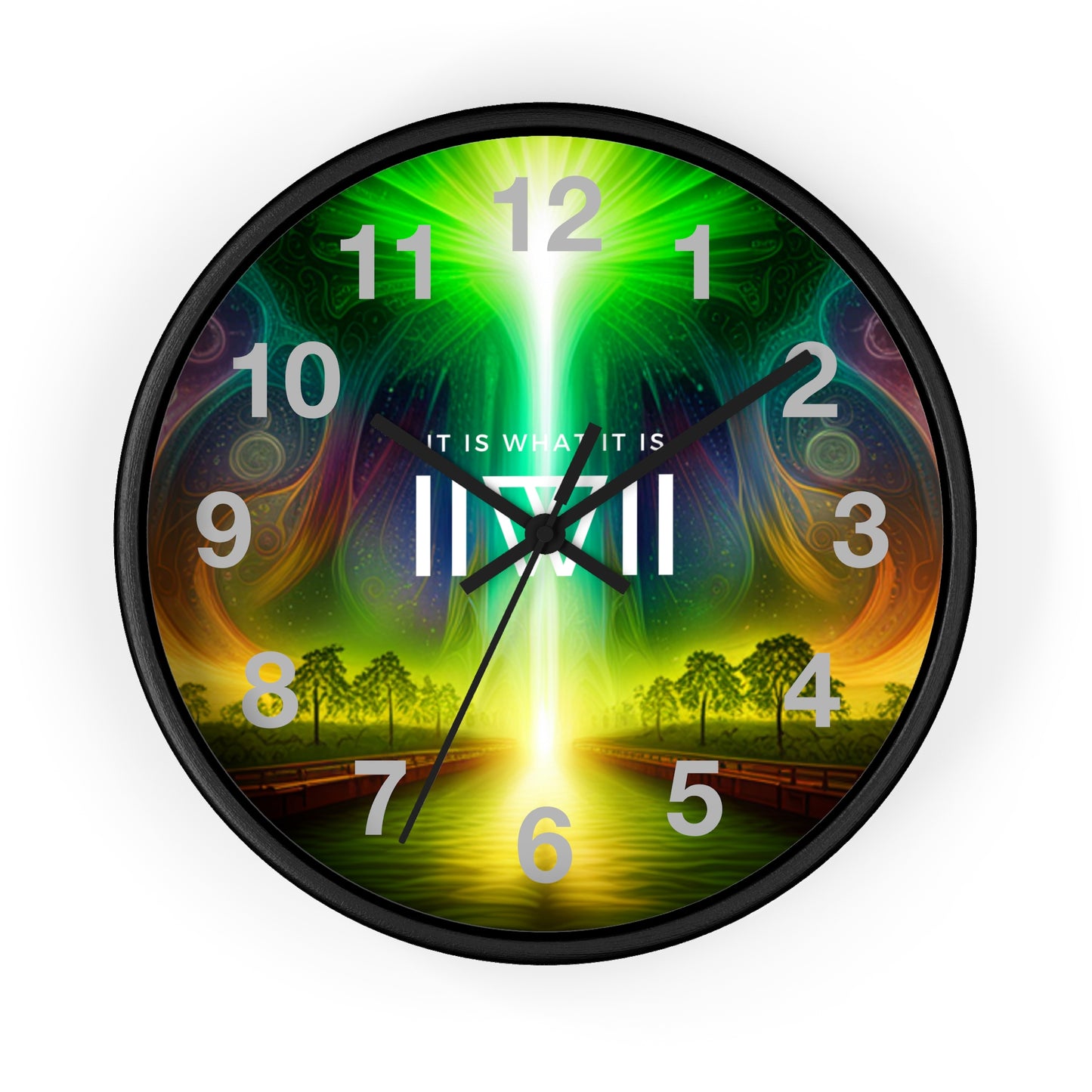 Wall Clock - IIWII logo "Higher Place" Clock