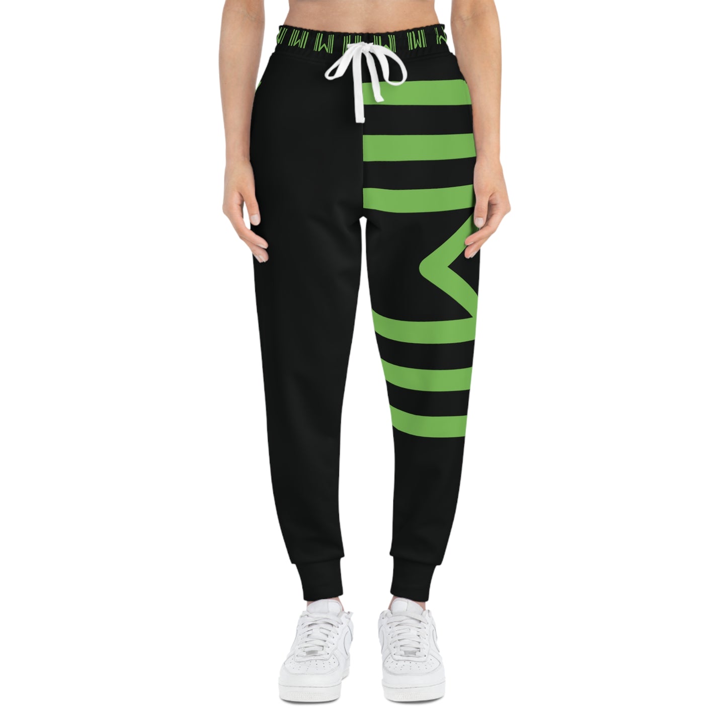 Joggers Jogging Bottoms track - IIWII Unisex logo Athletic Joggers (AOP)