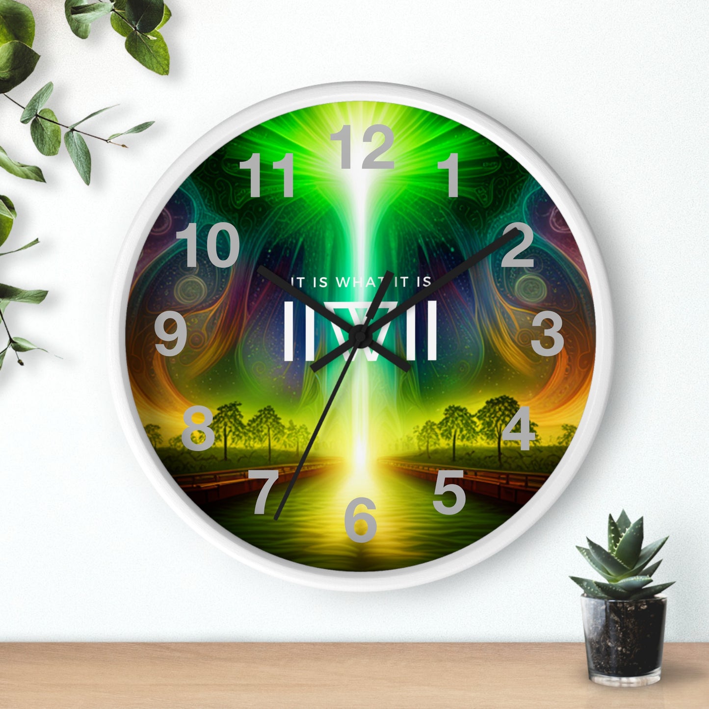 Wall Clock - IIWII logo "Higher Place" Clock