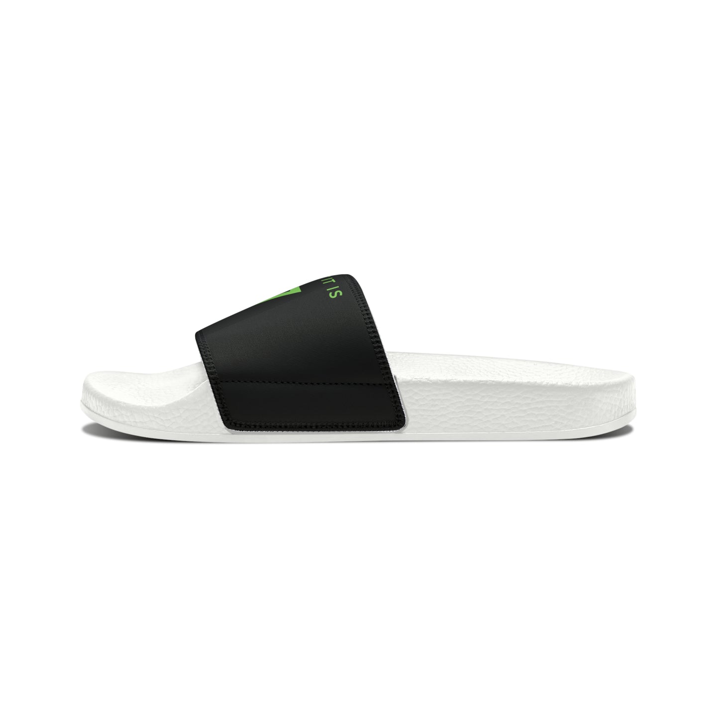 Slide Sandals Flip Flops - IIWII logo branded - Men's PU Slide Sandals