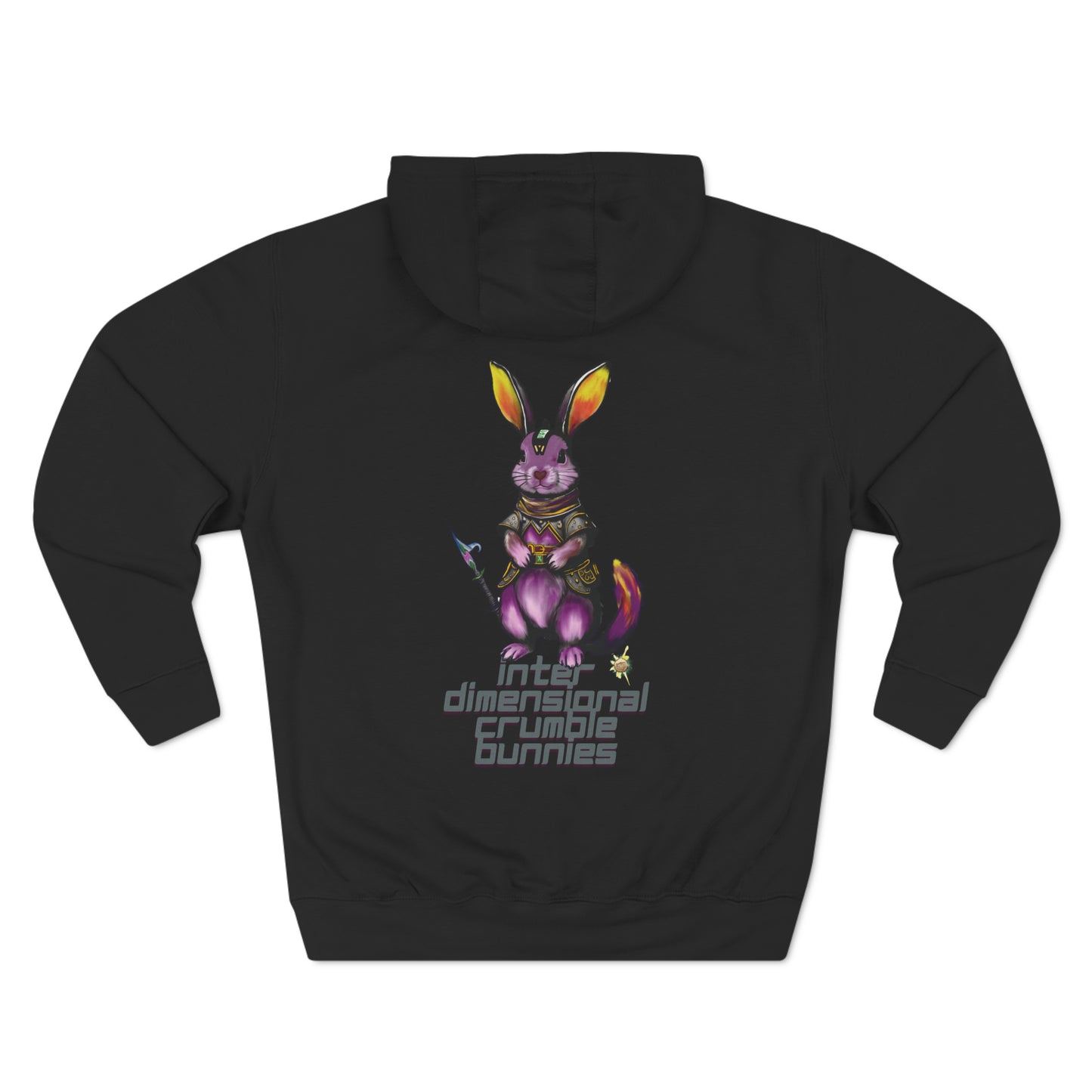 Hoody "Inter-dimensional, crumble bunnies" This is The Protector Guardian,  Unisex Premium Pullover Hoodie
