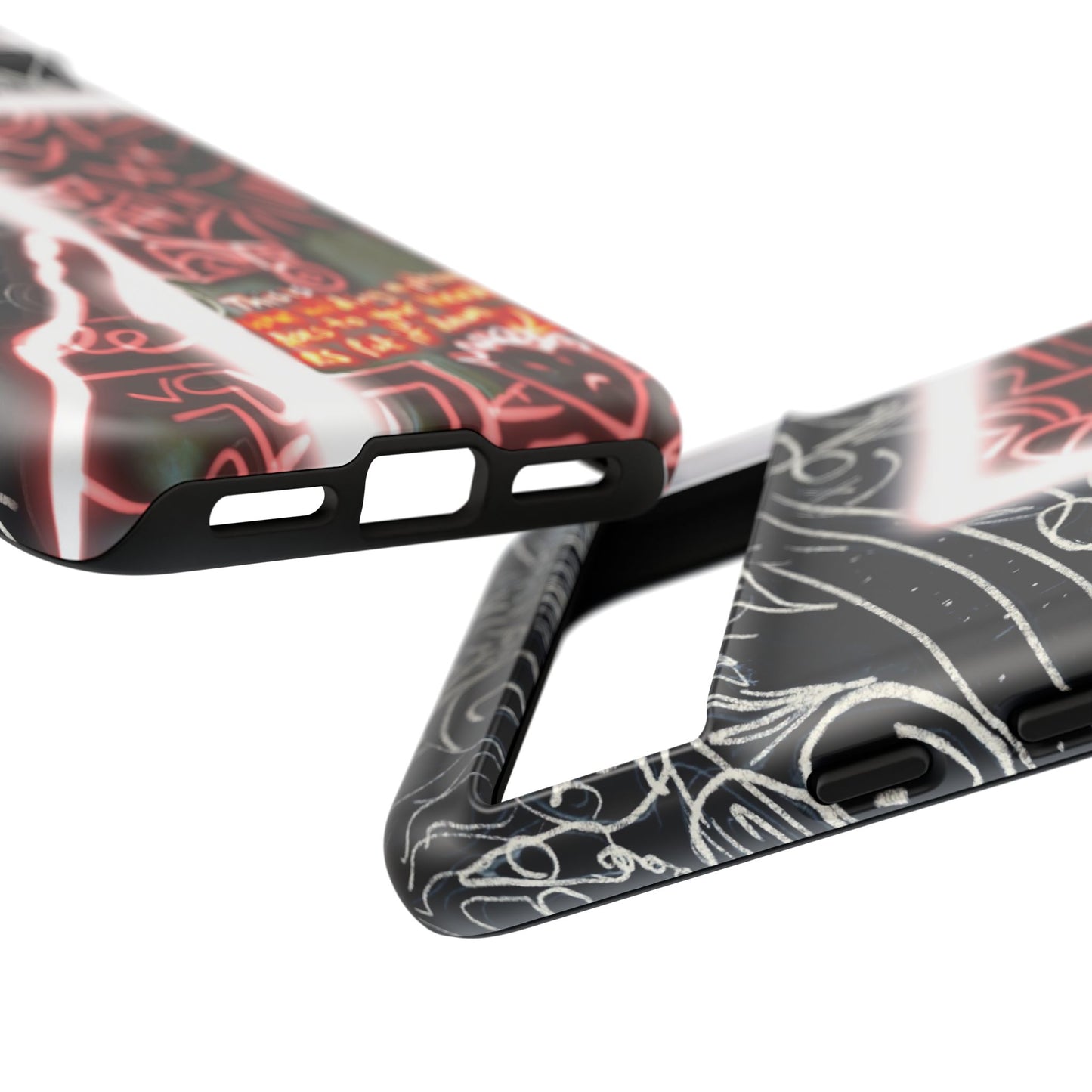Artistic Phone Case - Unique Design with Quote