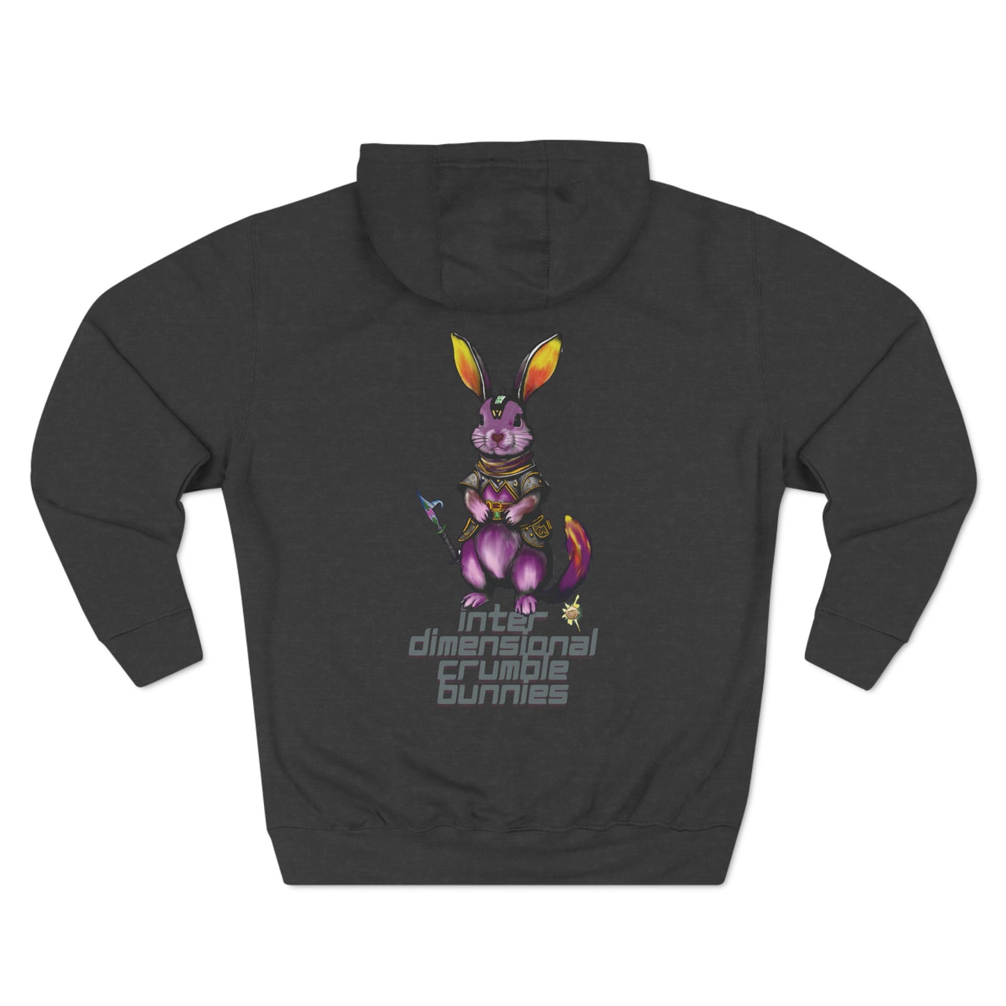 Hoody "Inter-dimensional, crumble bunnies" This is The Protector Guardian,  Unisex Premium Pullover Hoodie