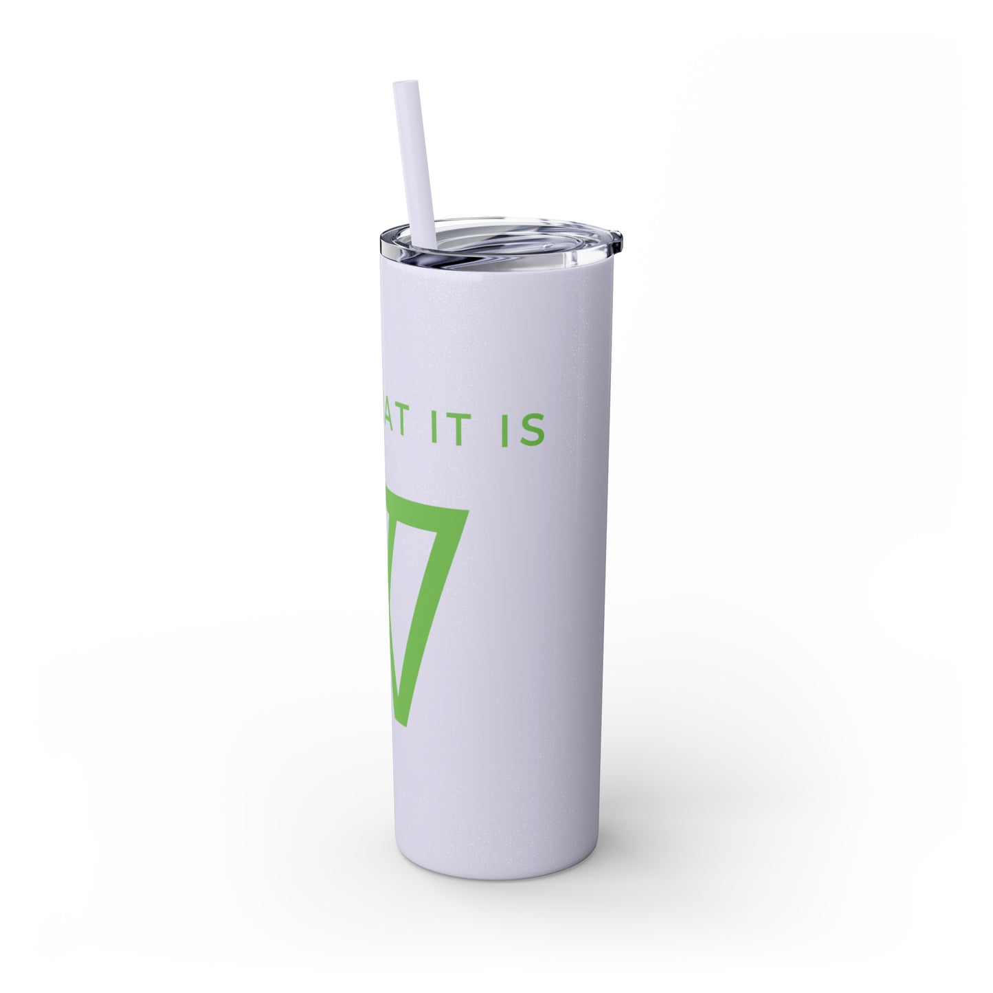 Water Bottle Flask Tumbler - IIWII Skinny Tumbler with Straw, 20oz