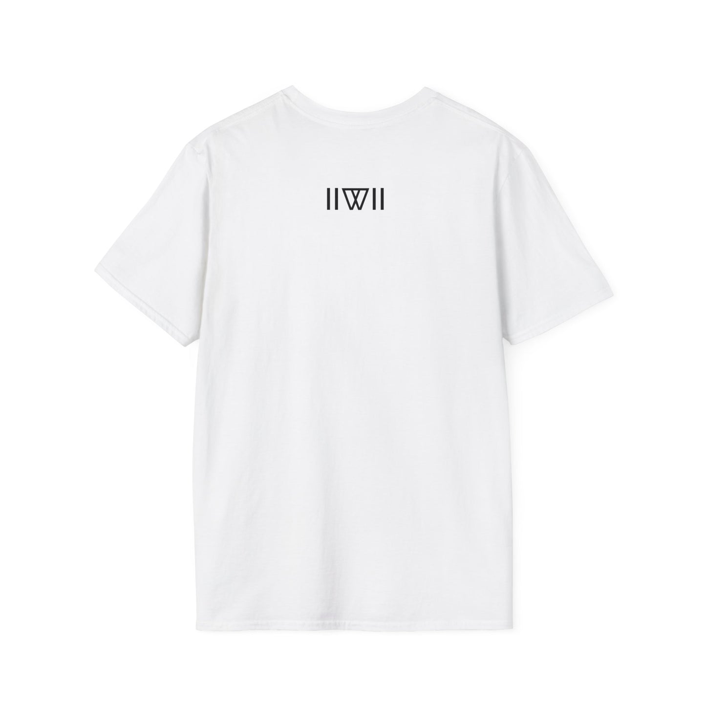 T-Shirt - The Big Logo - IIWII "It Is What It Is" pastel rainbow Unisex Soft style T-Shirt tee