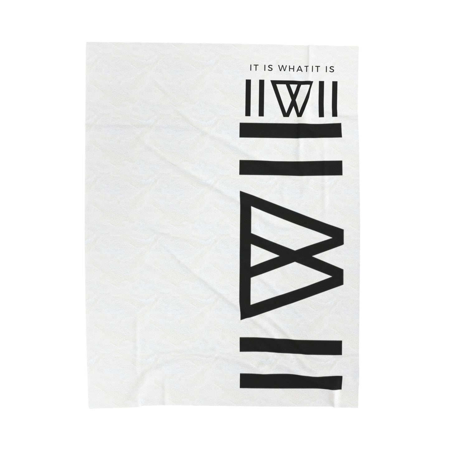 IIWII branded *LOGO* Velveteen Plush Blanket