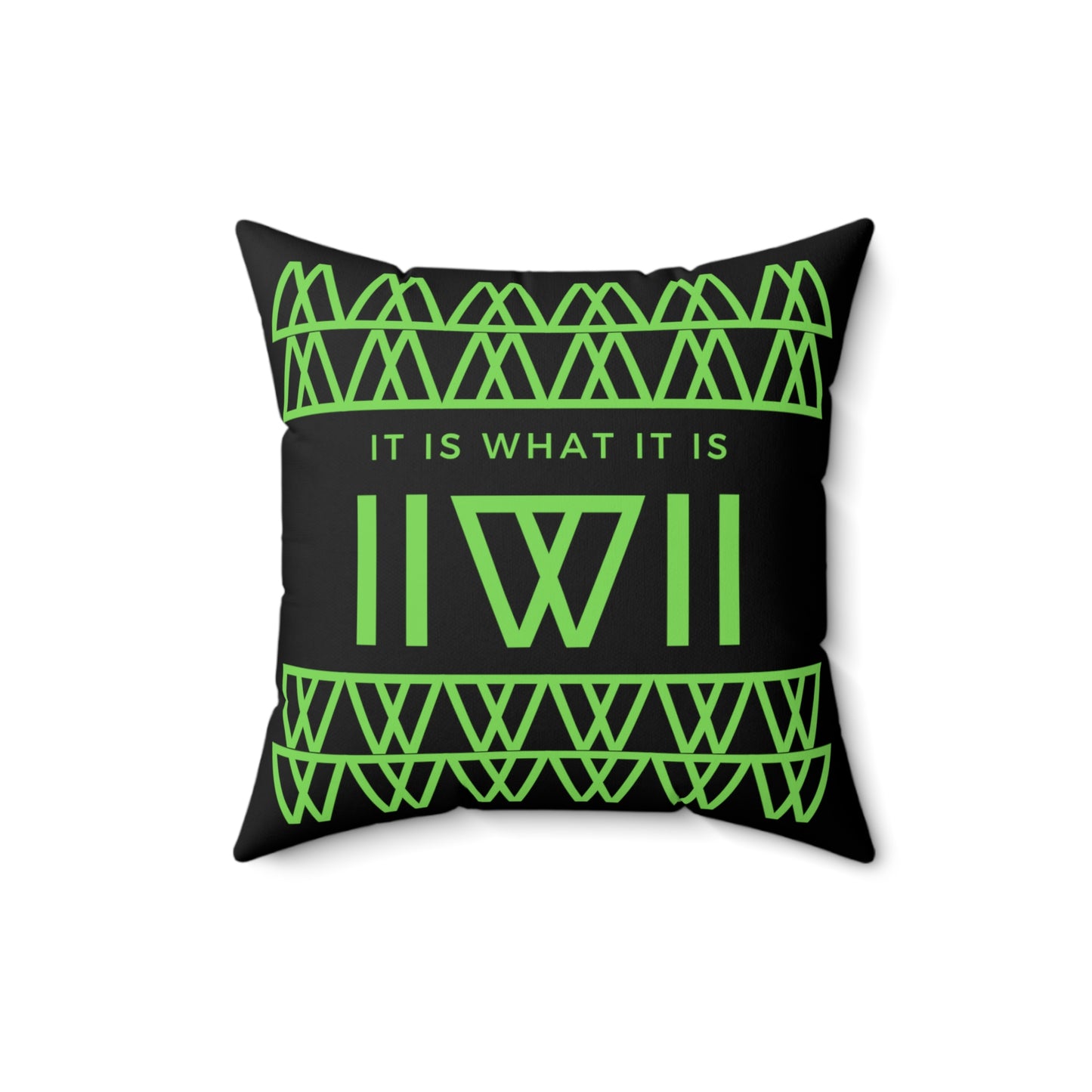 Cushion Pillow - IIWII Logo branded statement Square Pillow