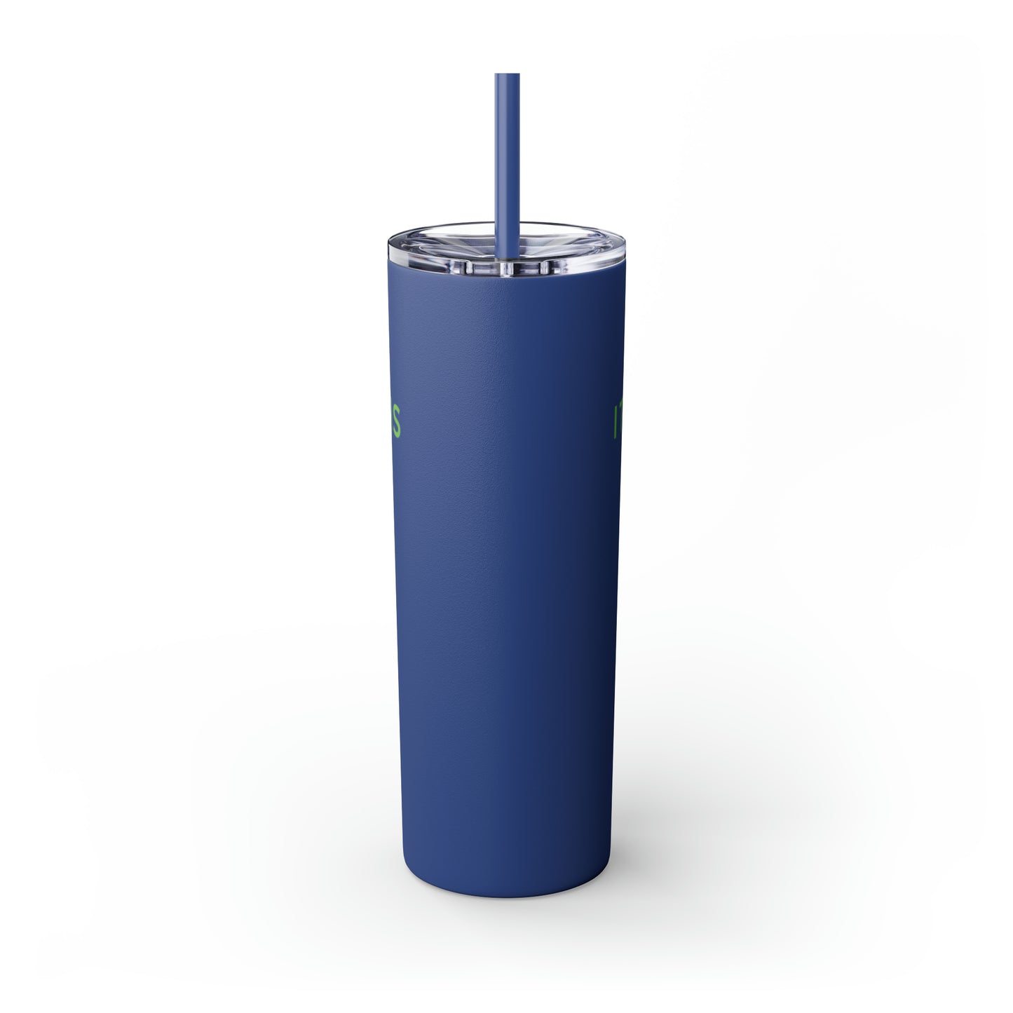 Water Bottle Flask Tumbler - IIWII Skinny Tumbler with Straw, 20oz