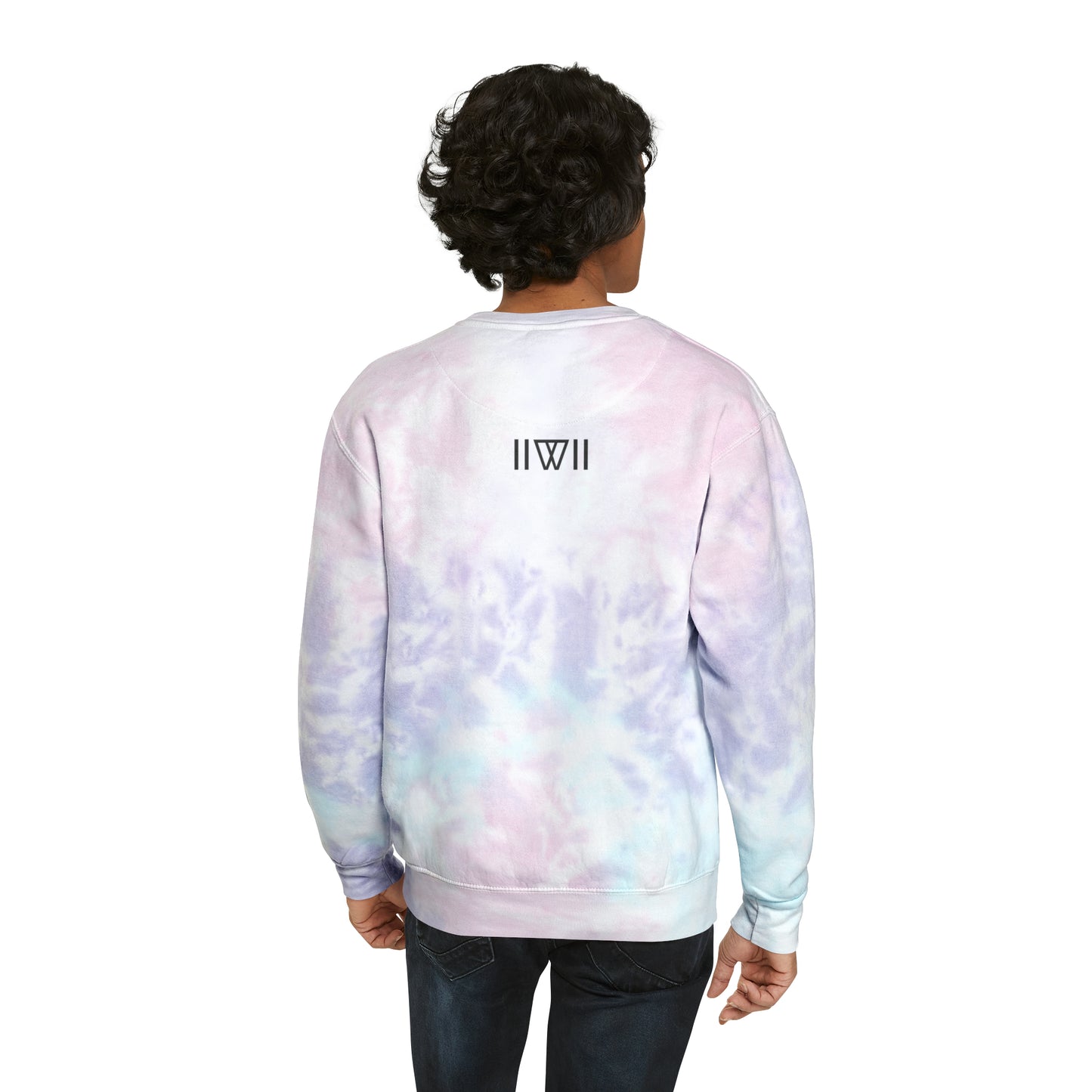 Sweatshirt Jumper Pullover - IIWII logo - Unisex Tie-Dye Sweatshirt