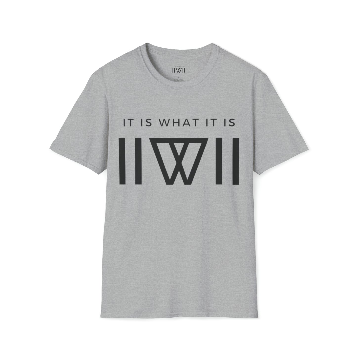 T-Shirt - The Big Logo - IIWII "It Is What It Is" Unisex Soft style T-Shirt tee