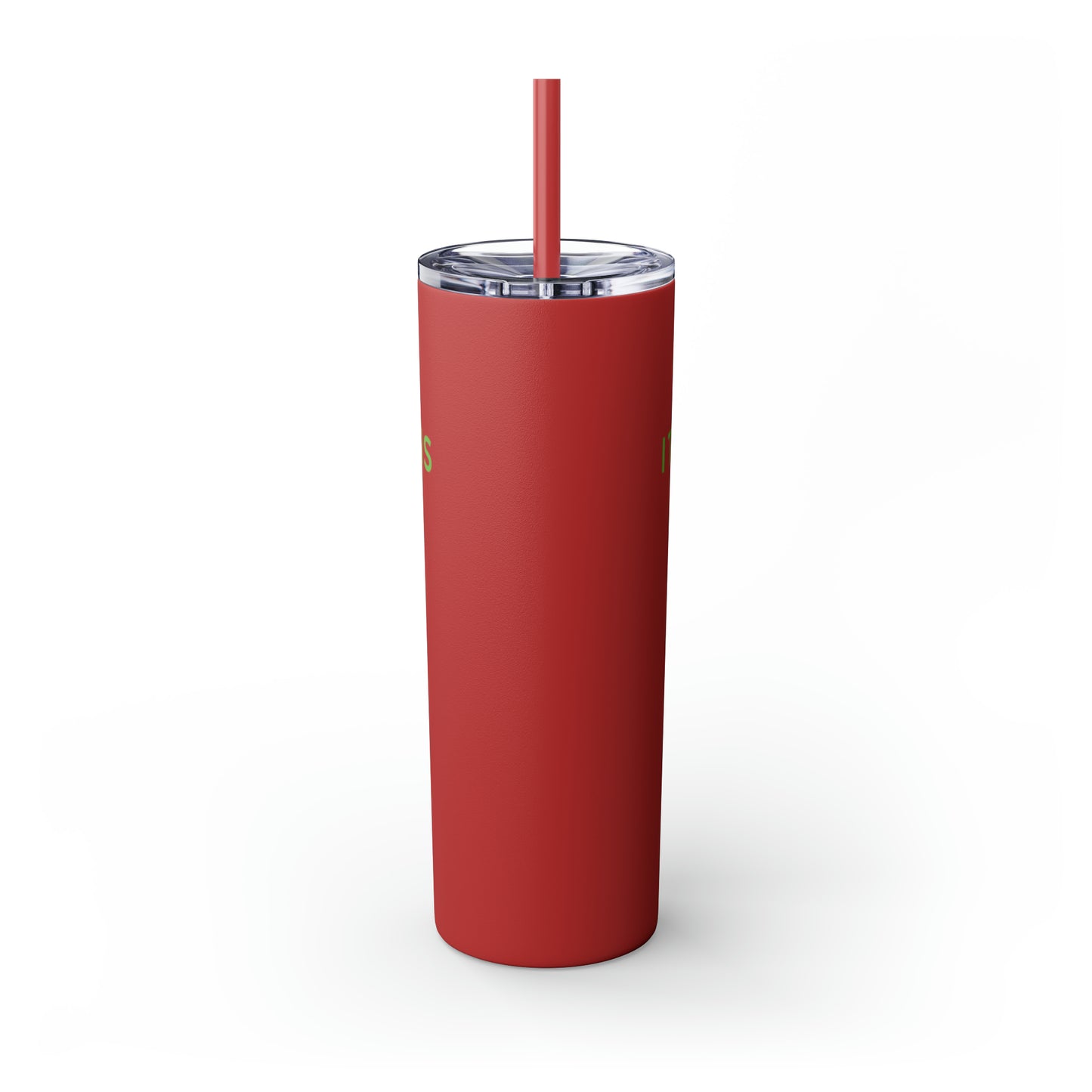 Water Bottle Flask Tumbler - IIWII Skinny Tumbler with Straw, 20oz