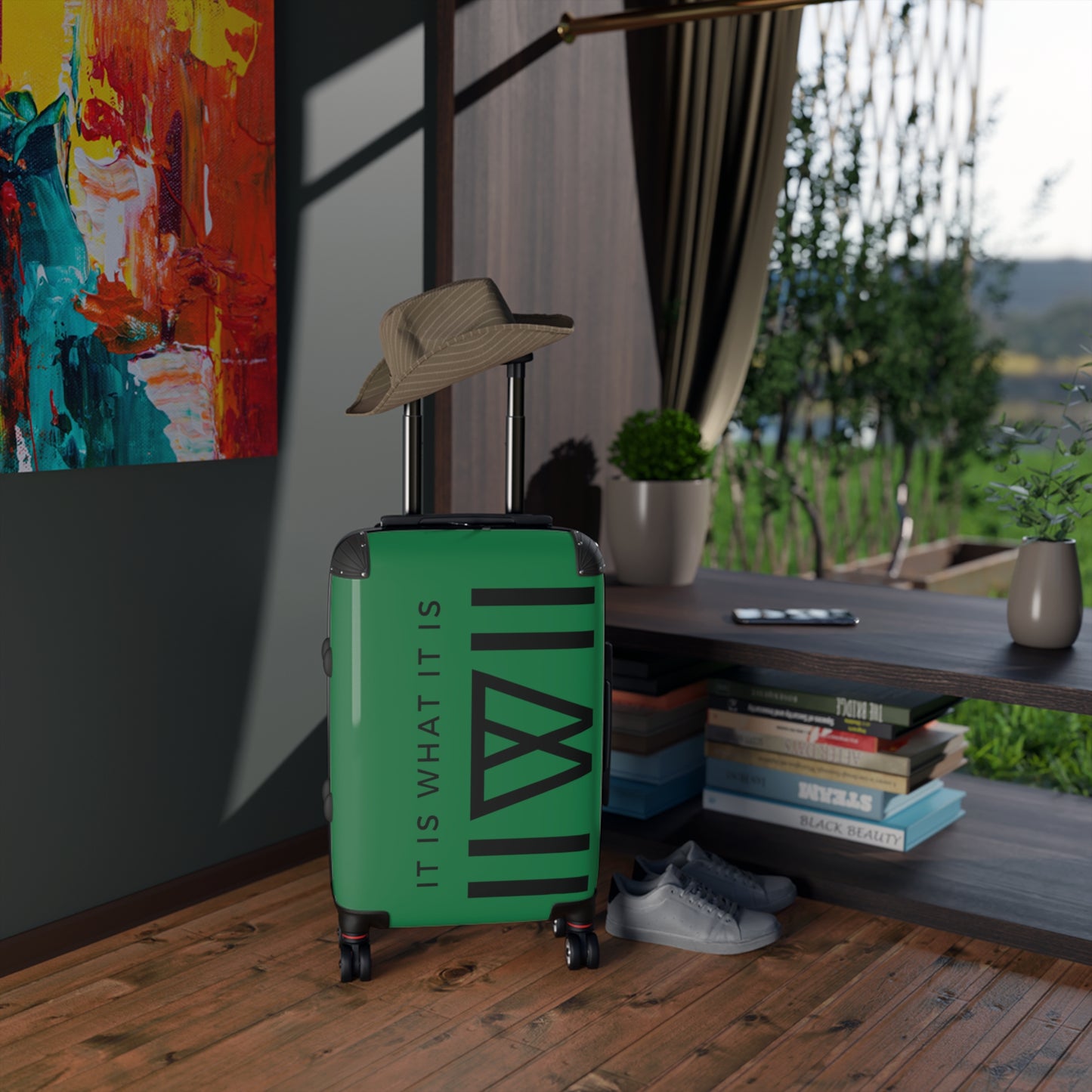 Suitcase *Limited Edition (Green & Black) - IIWII logo branded Suitcase