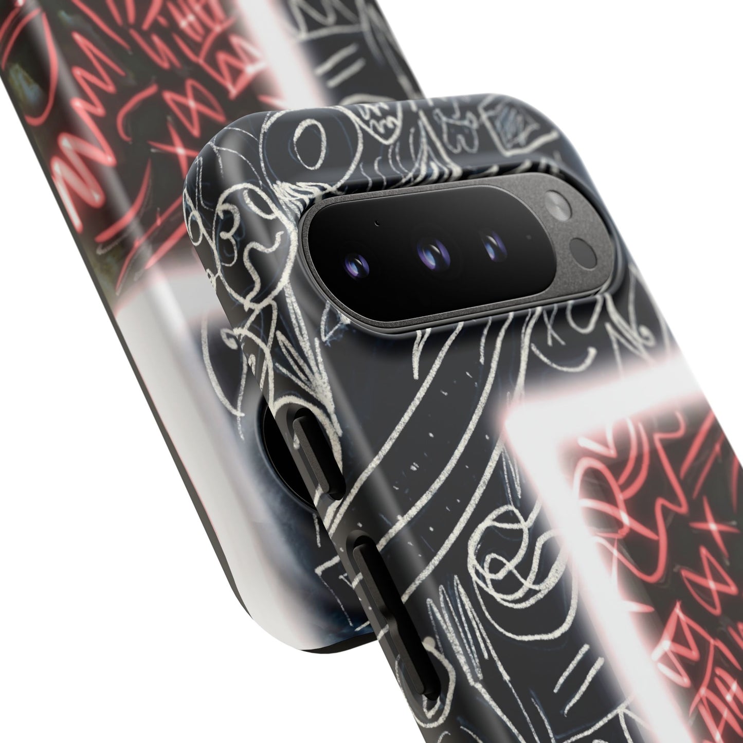 Artistic Phone Case - Unique Design with Quote