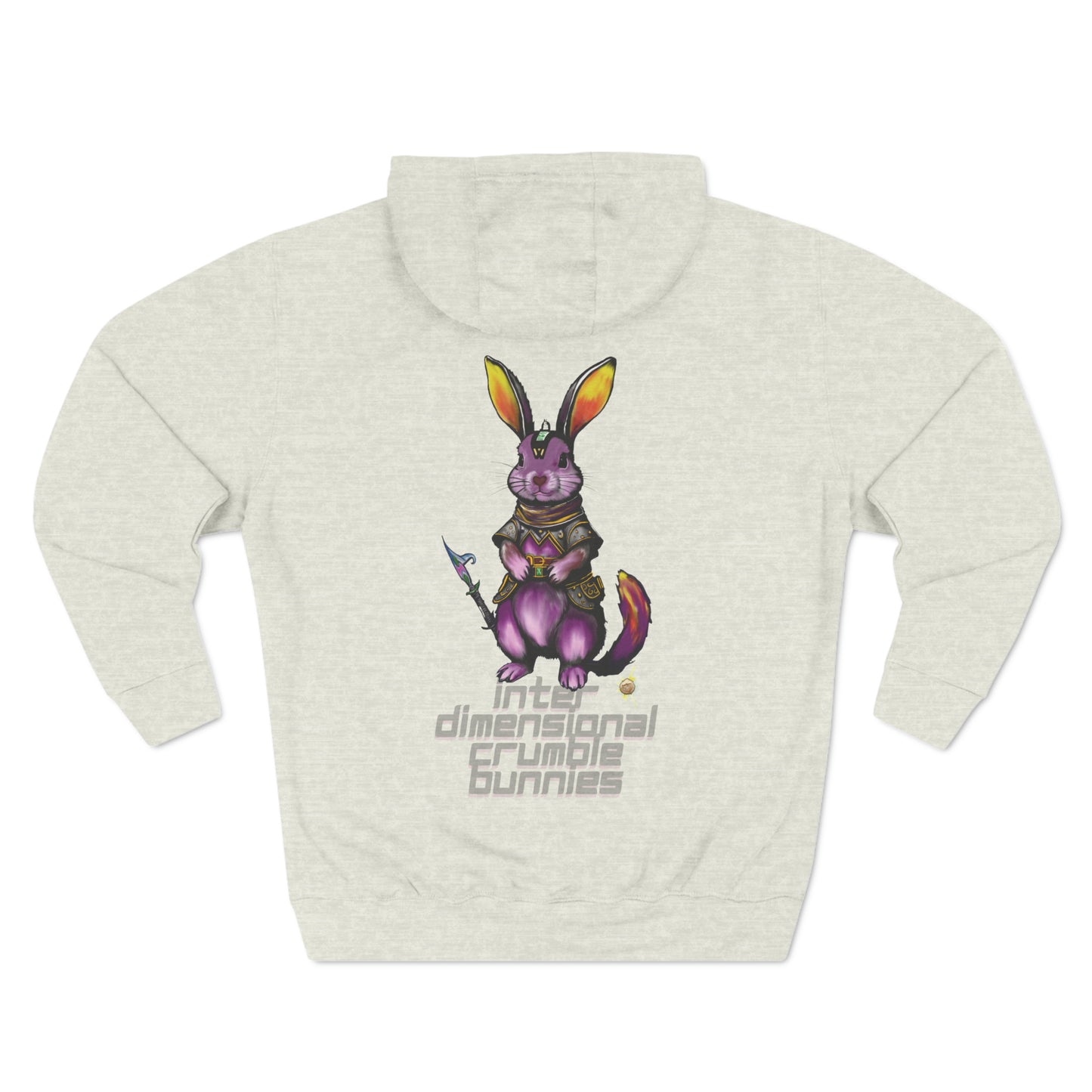 Hoody "Inter-dimensional, crumble bunnies" This is The Protector Guardian,  Unisex Premium Pullover Hoodie