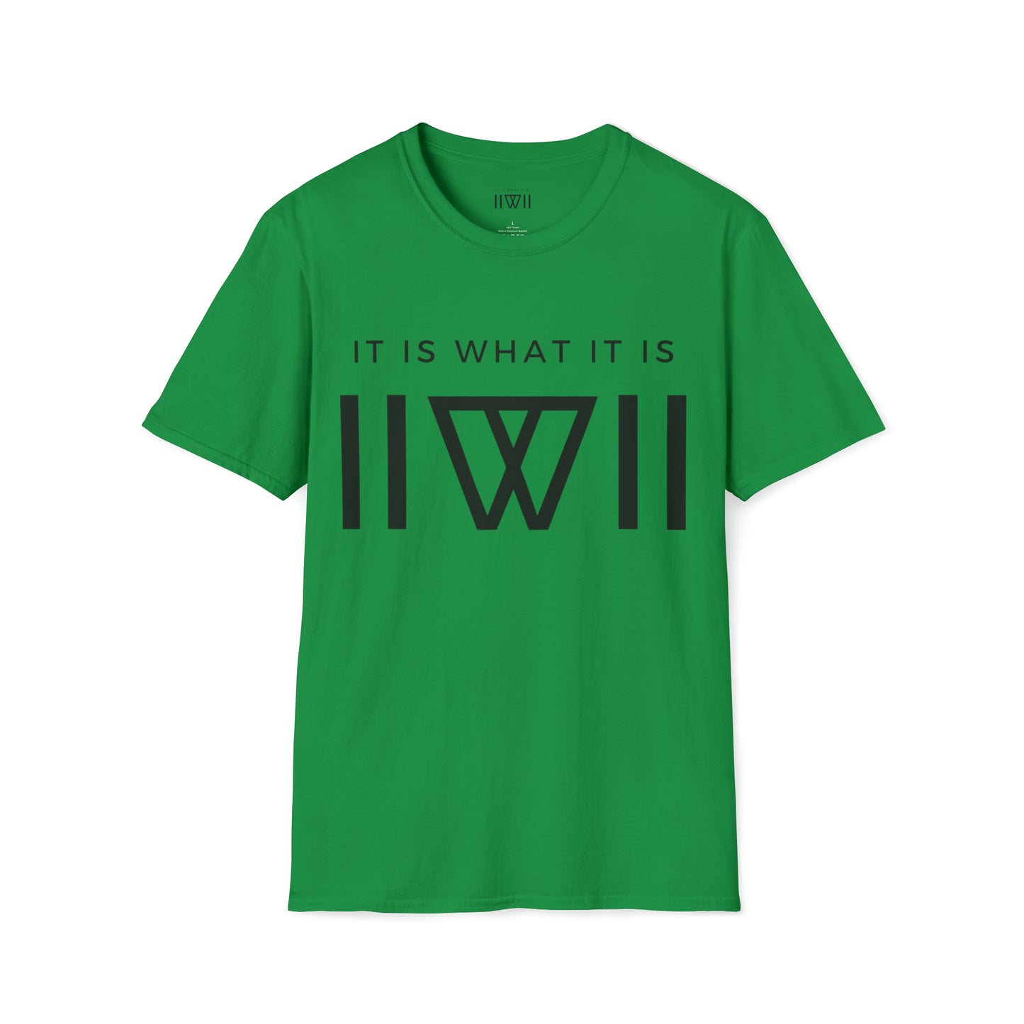 T-Shirt - The Big Logo - IIWII "It Is What It Is" Unisex Soft style T-Shirt tee