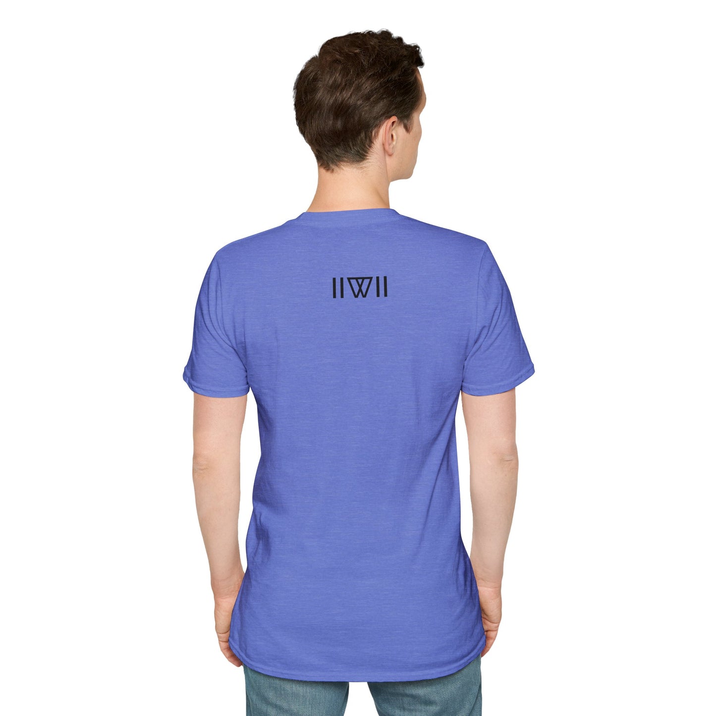T-Shirt - The Big Logo - IIWII "It Is What It Is" pastel rainbow Unisex Soft style T-Shirt tee