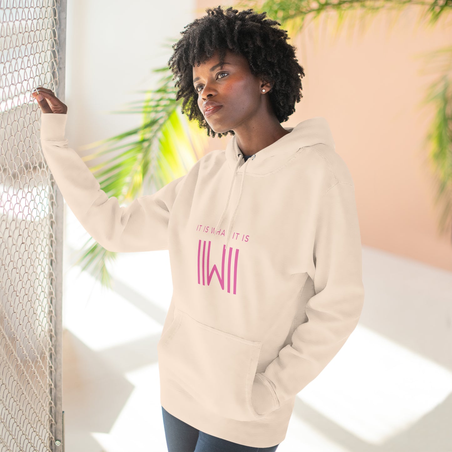 Comfy Hoody IIWII - It Is What It Is - Unisex Premium Pullover Hoodie