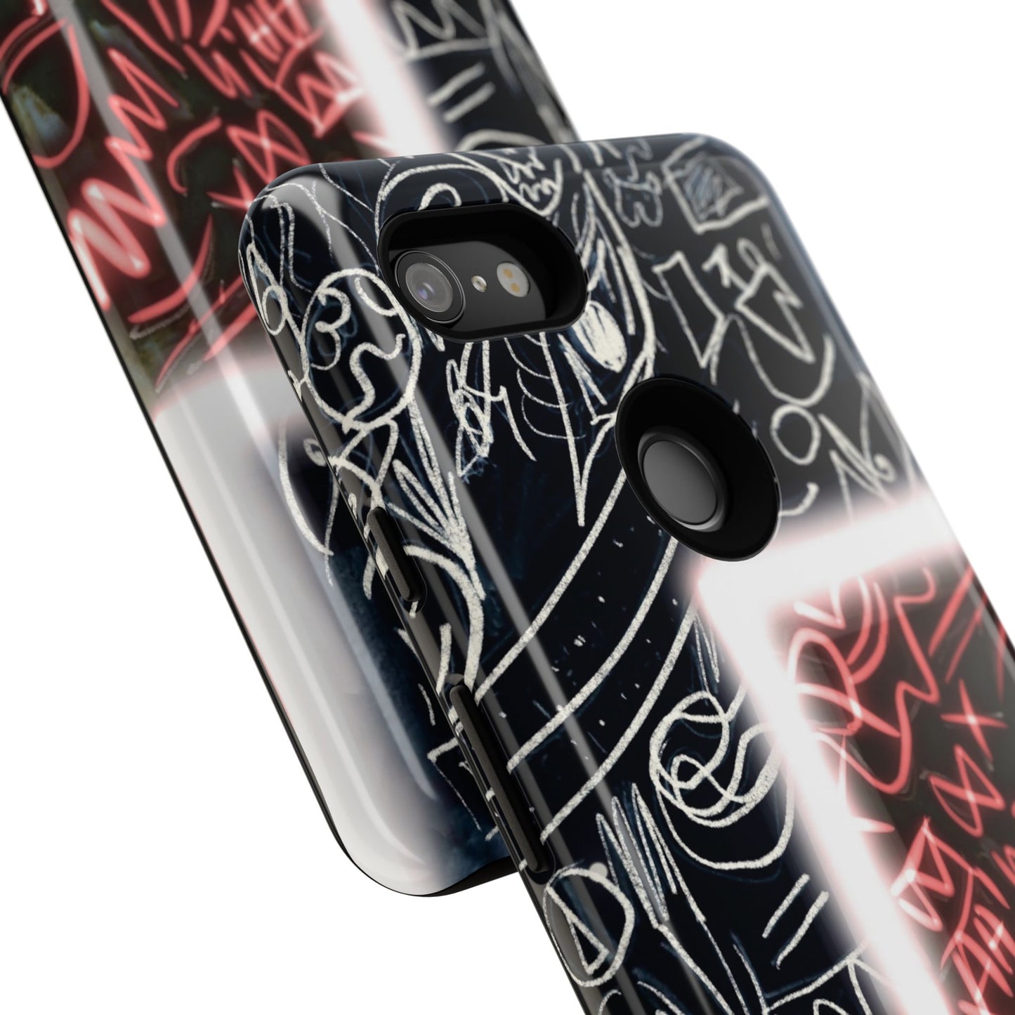 Artistic Phone Case - Unique Design with Quote