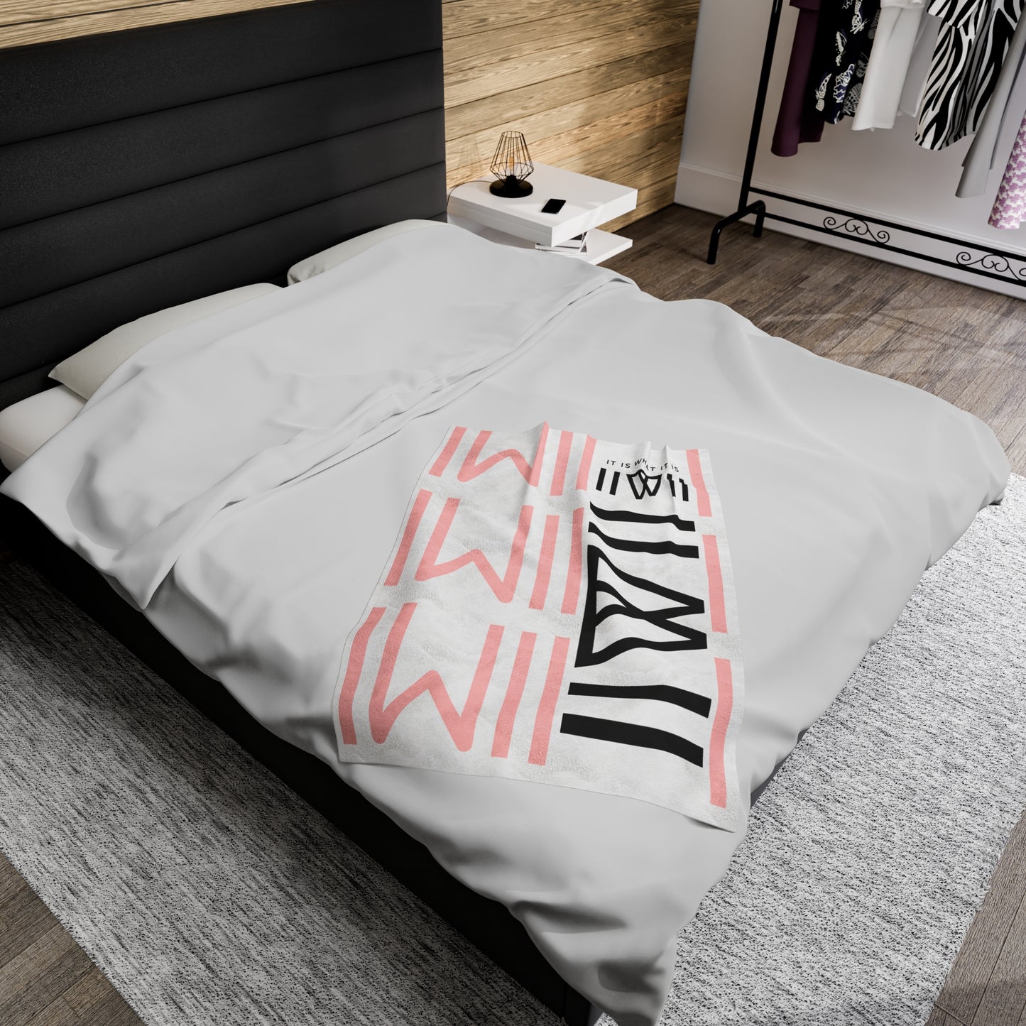 Blanket Bedcover - IIWII branded logo Velveteen Plush Blanket
