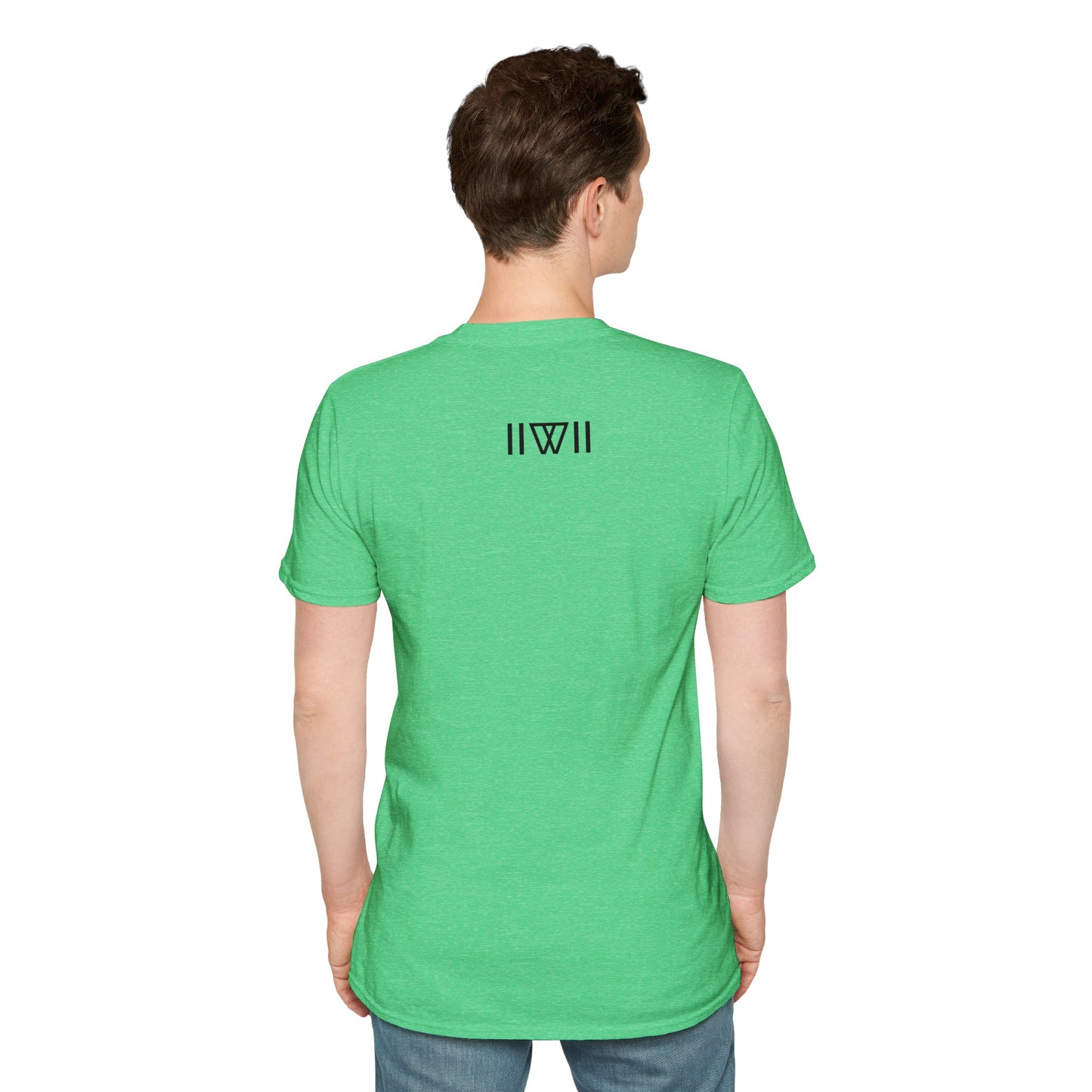 T-Shirt - The Big Logo - IIWII "It Is What It Is" pastel rainbow Unisex Soft style T-Shirt tee