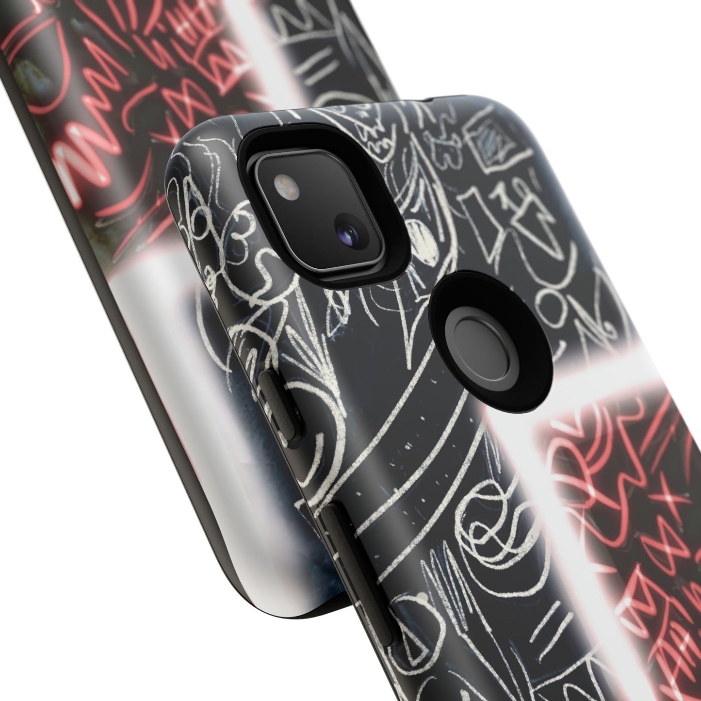 Artistic Phone Case - Unique Design with Quote