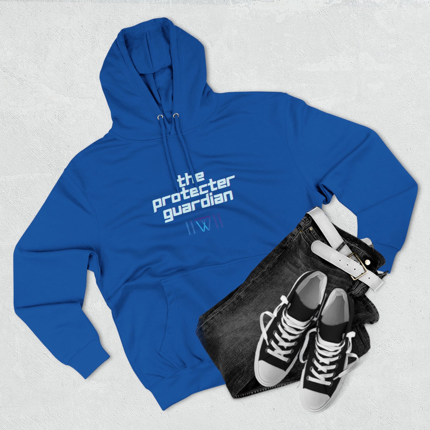 Hoody "Inter-dimensional, crumble bunnies" This is The Protector Guardian,  Unisex Premium Pullover Hoodie
