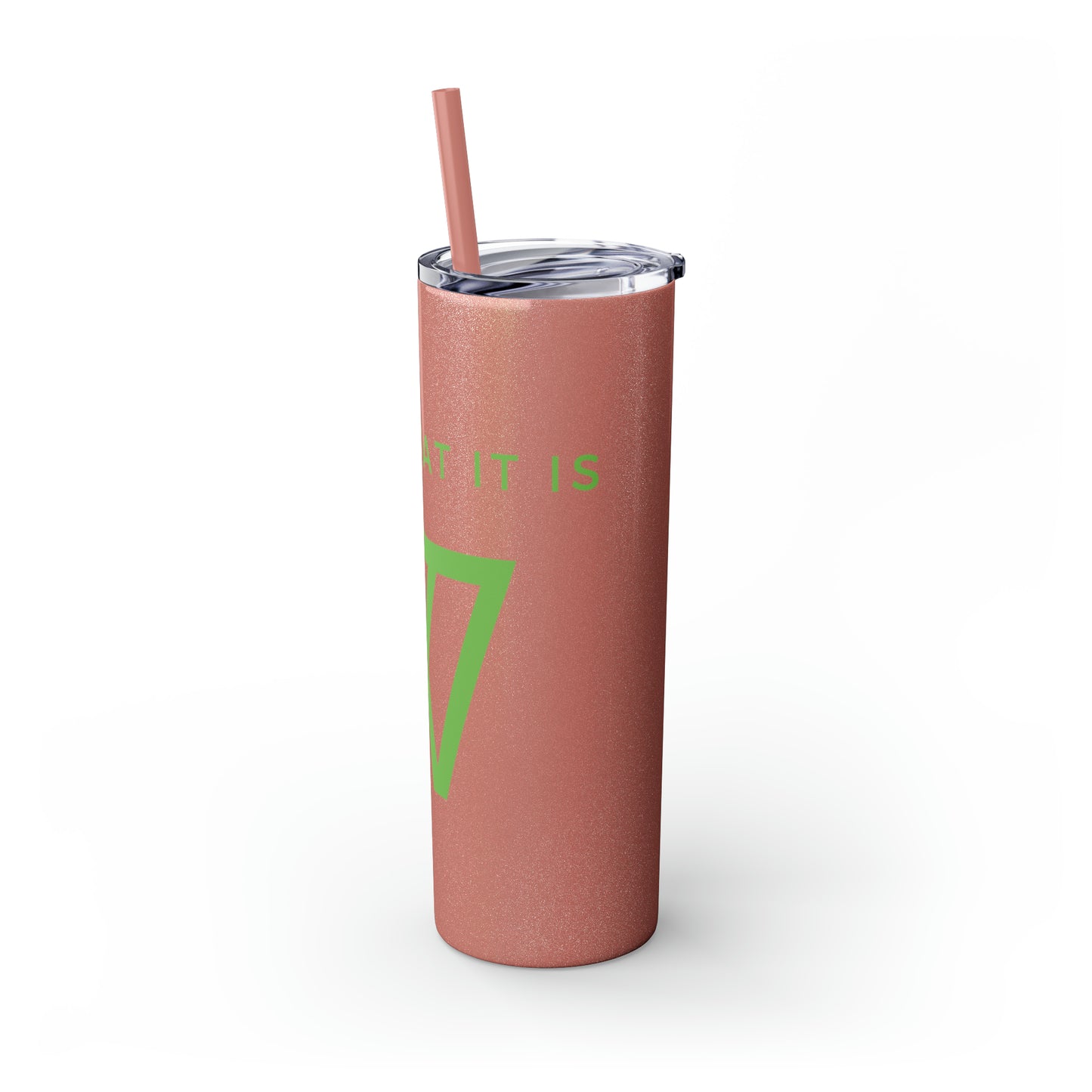 Water Bottle Flask Tumbler - IIWII Skinny Tumbler with Straw, 20oz