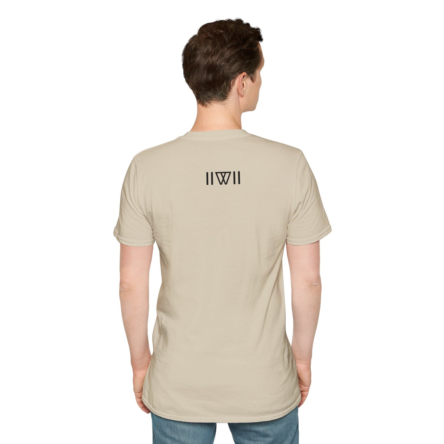 T-Shirt - The Big Logo - IIWII "It Is What It Is" pastel rainbow Unisex Soft style T-Shirt tee