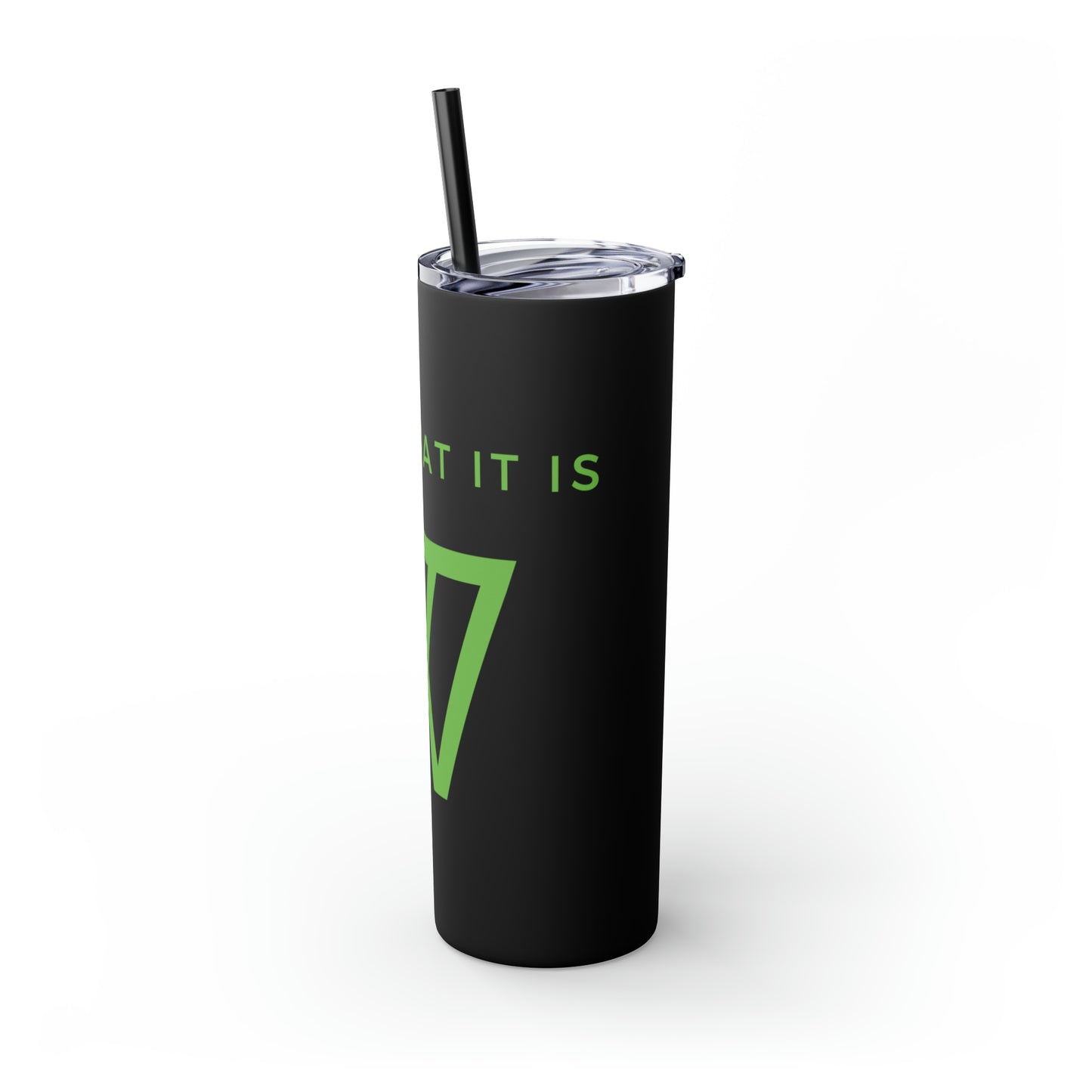 Water Bottle Flask Tumbler - IIWII Skinny Tumbler with Straw, 20oz