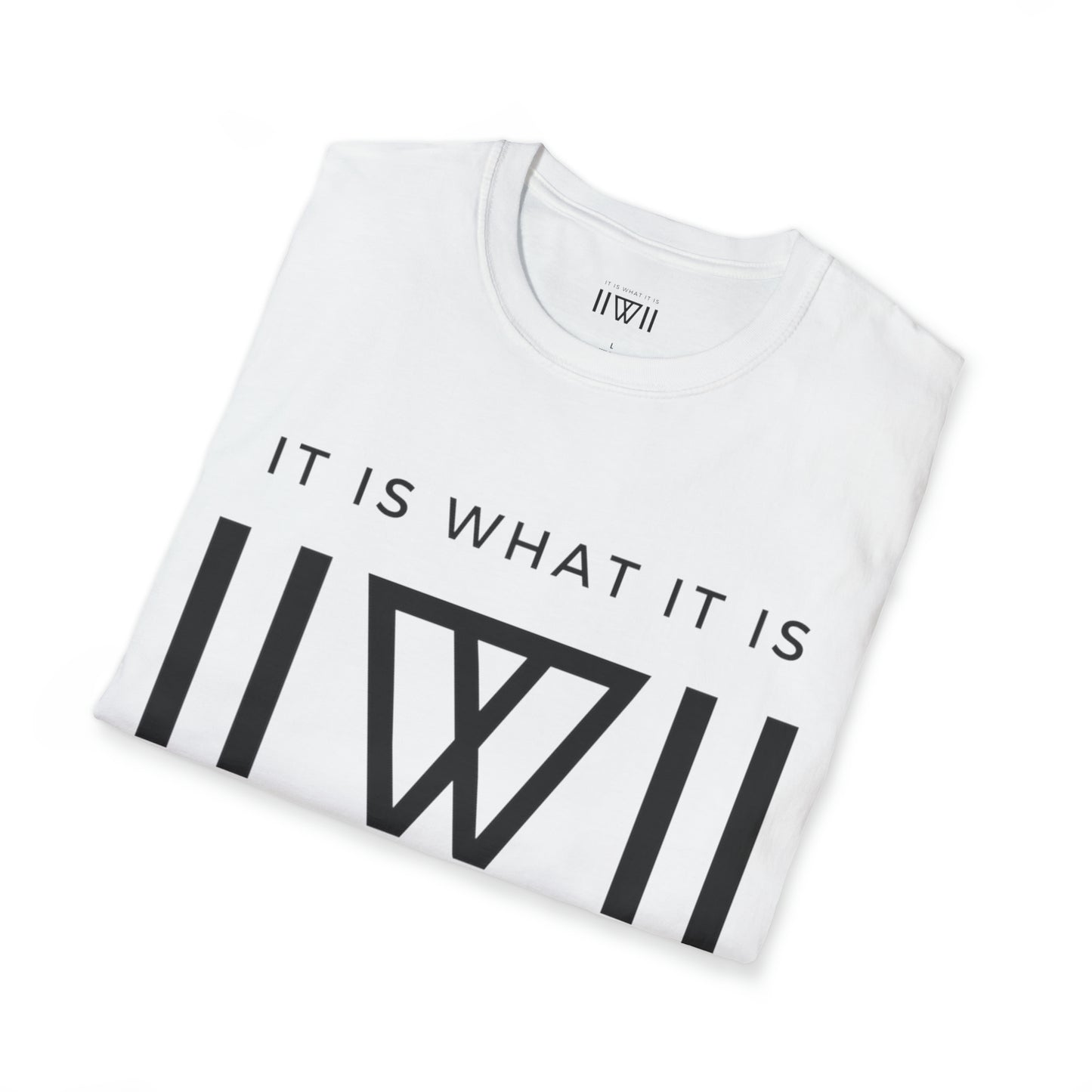T-Shirt - The Big Logo - IIWII "It Is What It Is" Unisex Soft style T-Shirt tee