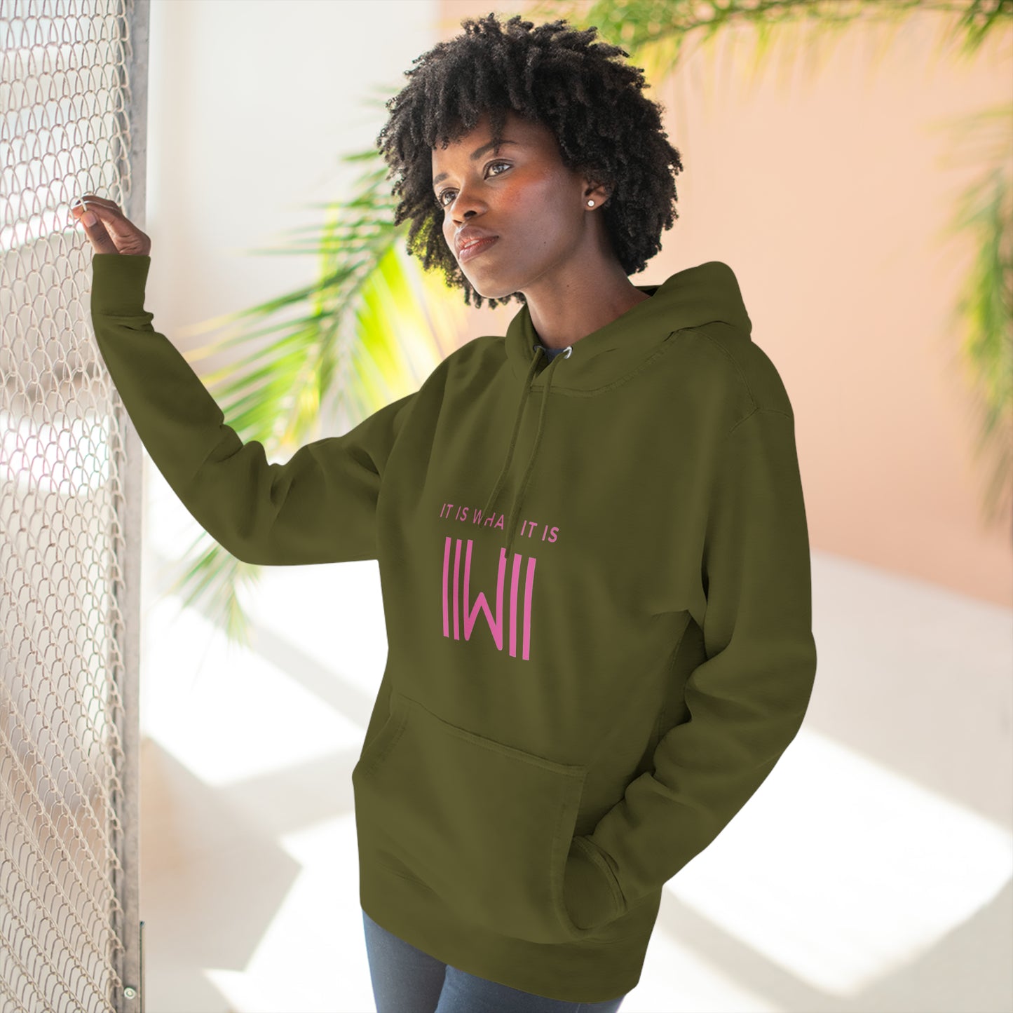 Comfy Hoody IIWII - It Is What It Is - Unisex Premium Pullover Hoodie