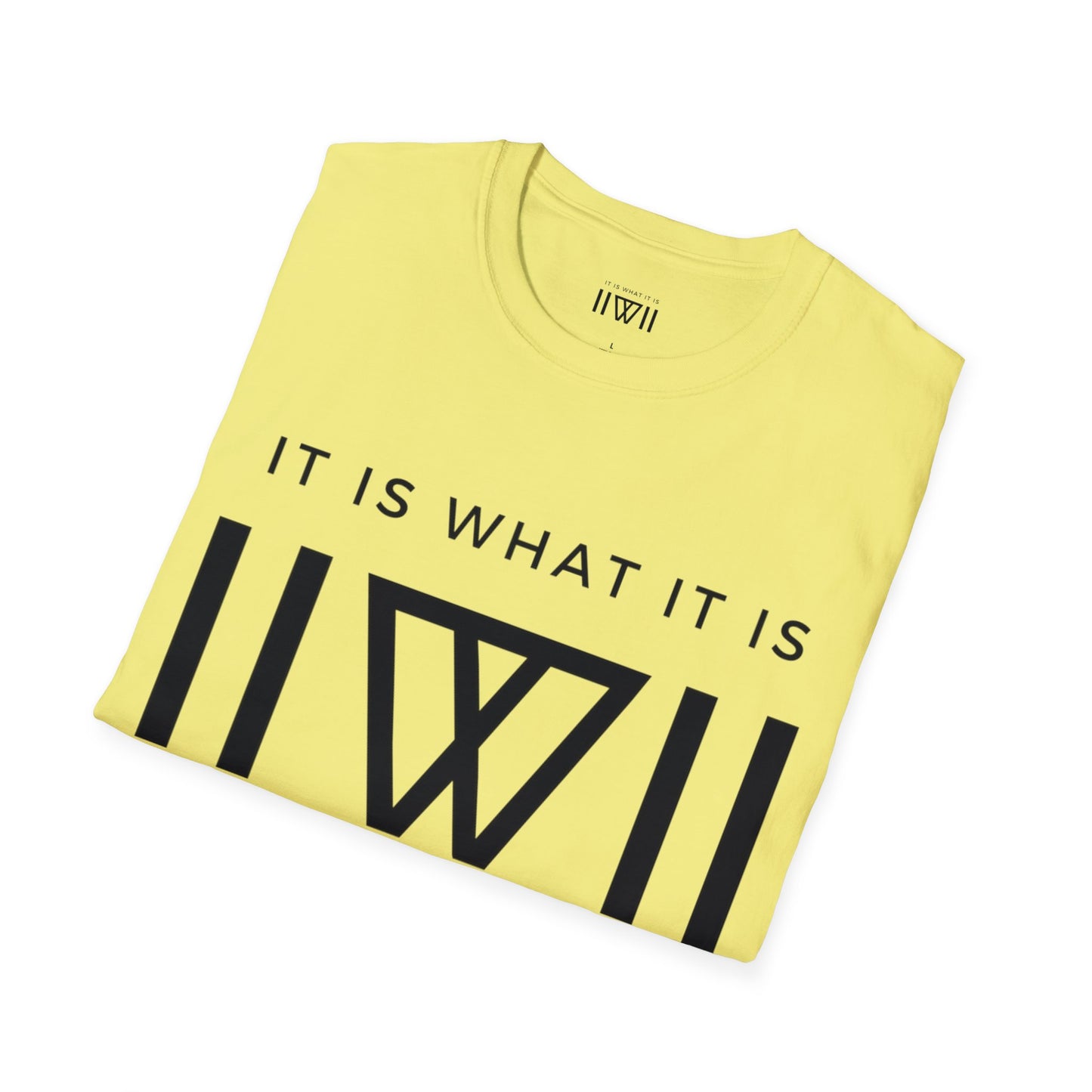 T-Shirt - The Big Logo - IIWII "It Is What It Is" Unisex Soft style T-Shirt tee
