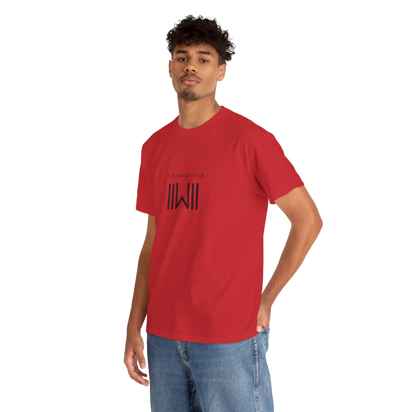 T-Shirt - IIWII "It Is What It Is" logo - Unisex Heavy Cotton Tee Shirt