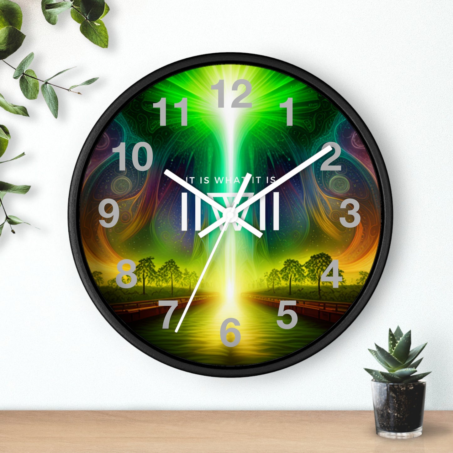 Wall Clock - IIWII logo "Higher Place" Clock