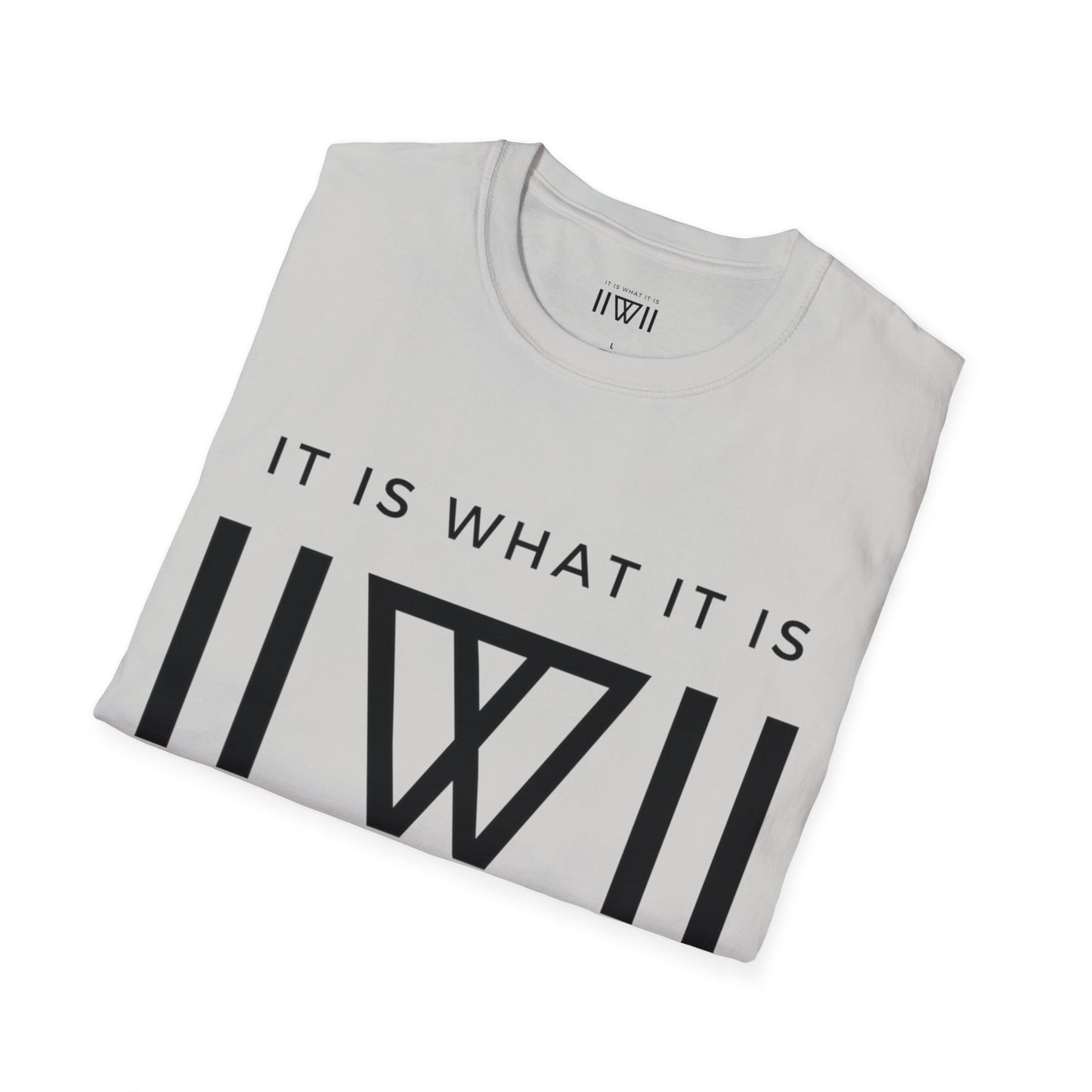 T-Shirt - The Big Logo - IIWII "It Is What It Is" Unisex Soft style T-Shirt tee